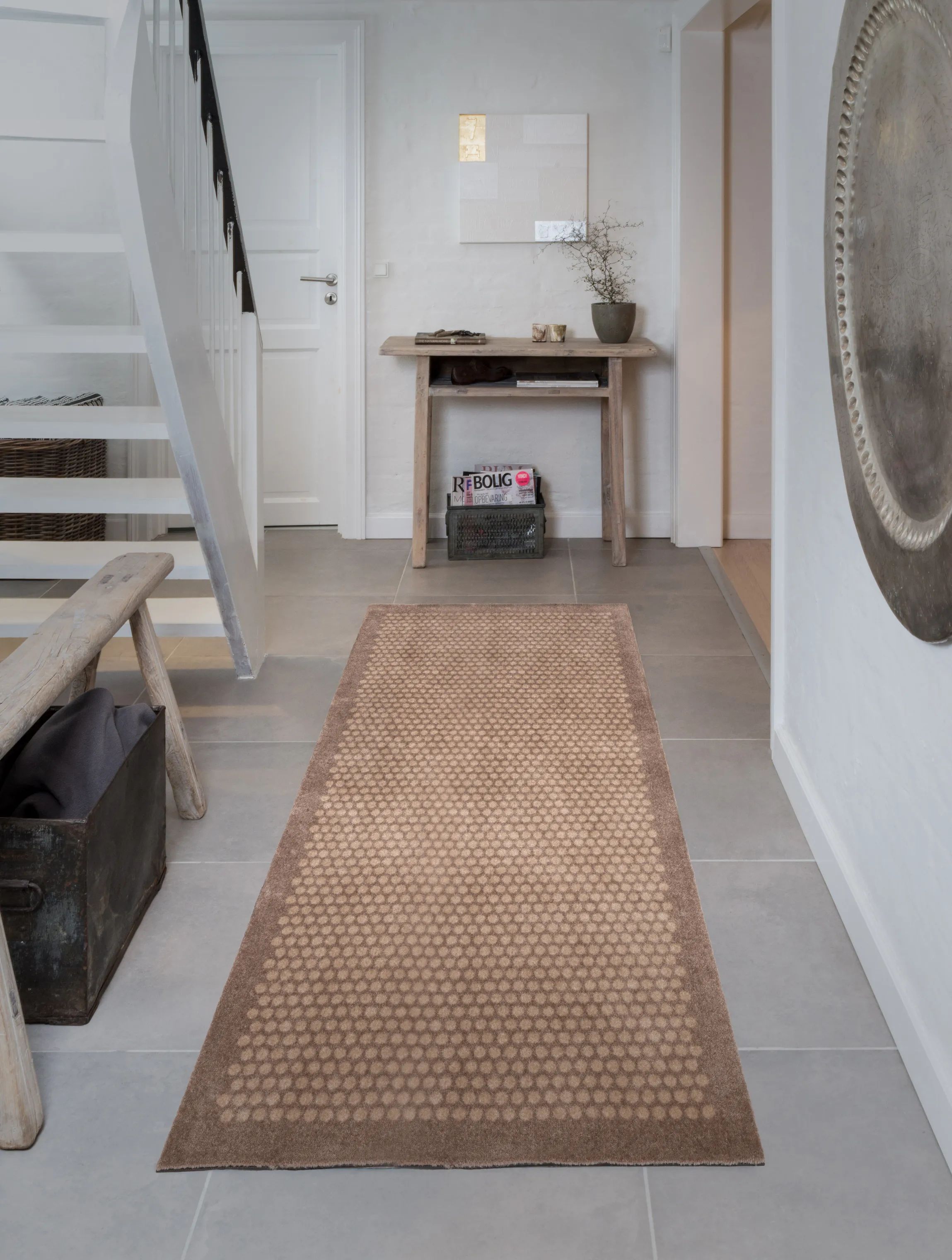 Tica Copenhagen Gulvtæpper Dot Gulvtæppe i Beige/sand, B90 x L200 cm, 3