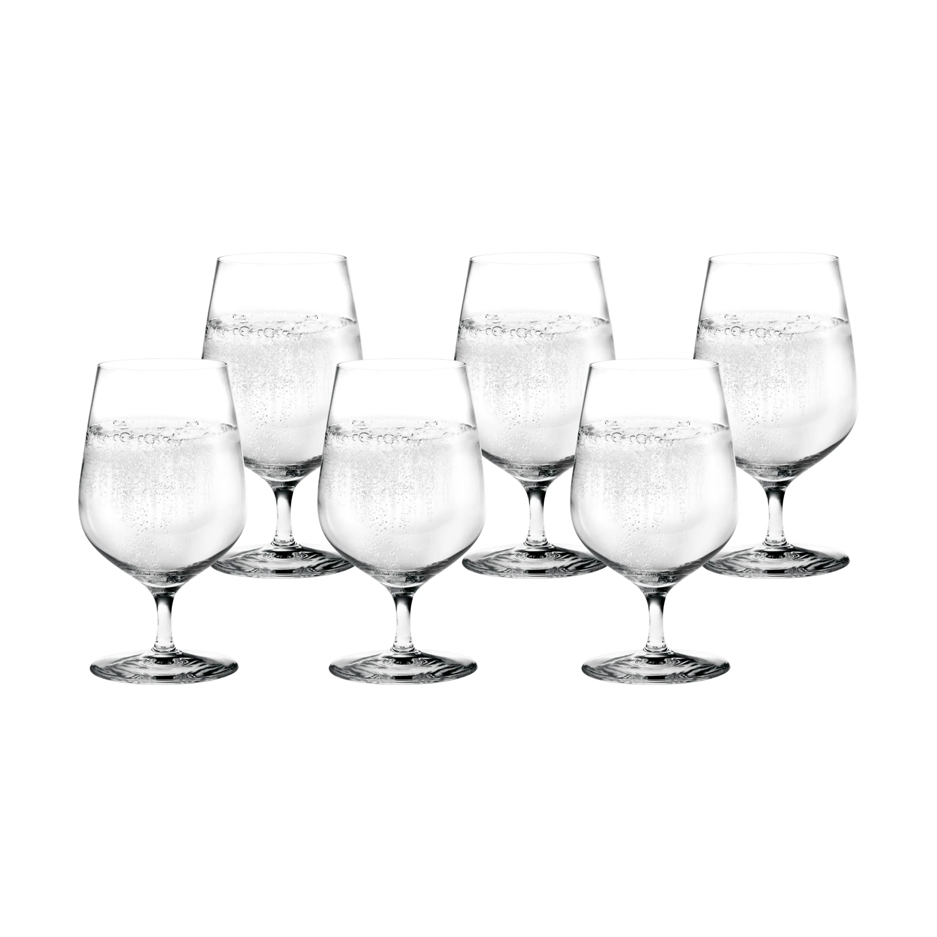 Holmegaard Vandglas Cabernet Vandglas på fod - 6 stk. i Klar, 1