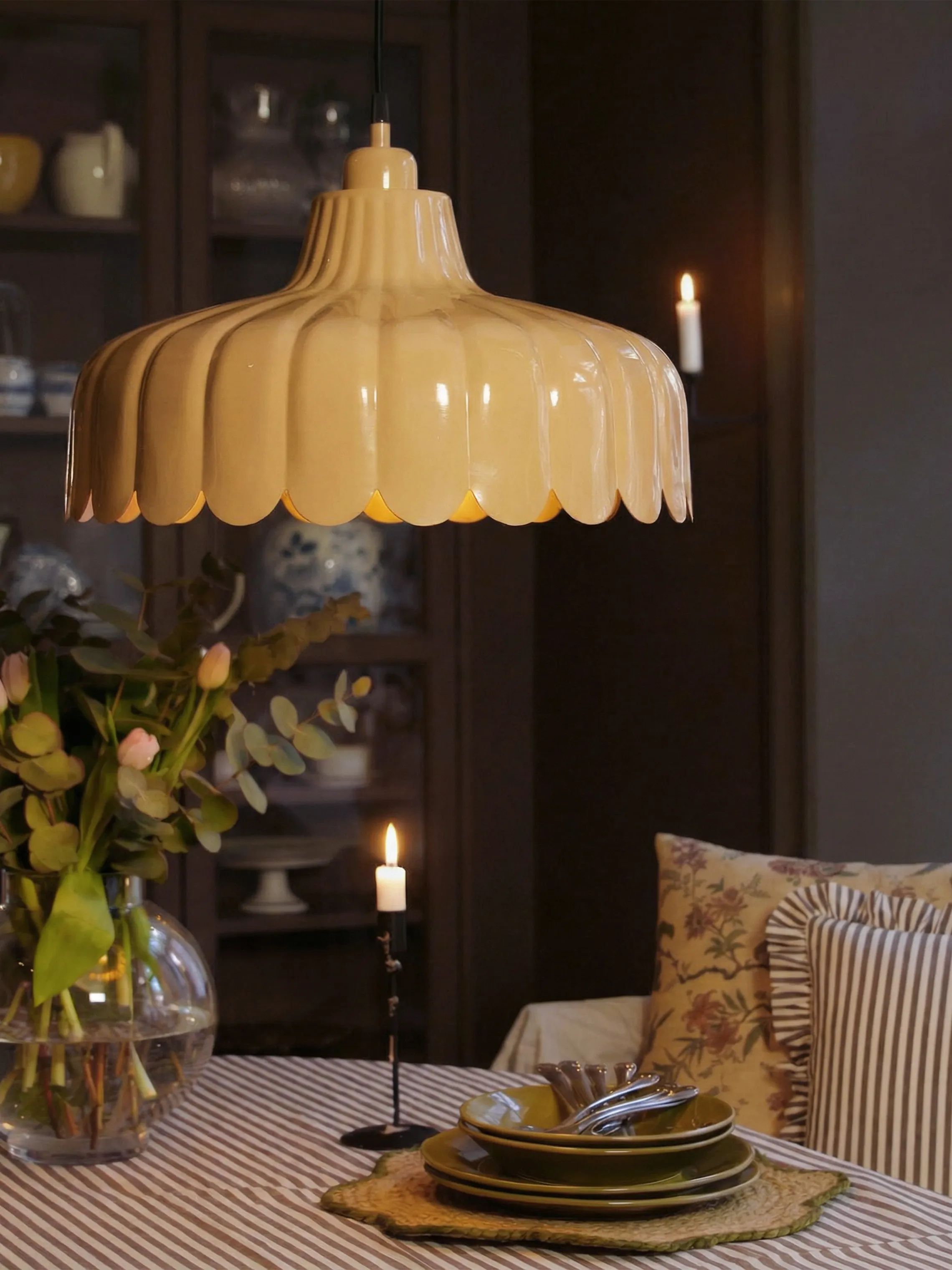 PR Home Pendler Wells Pendel i Lejongul, 45 cm, 3