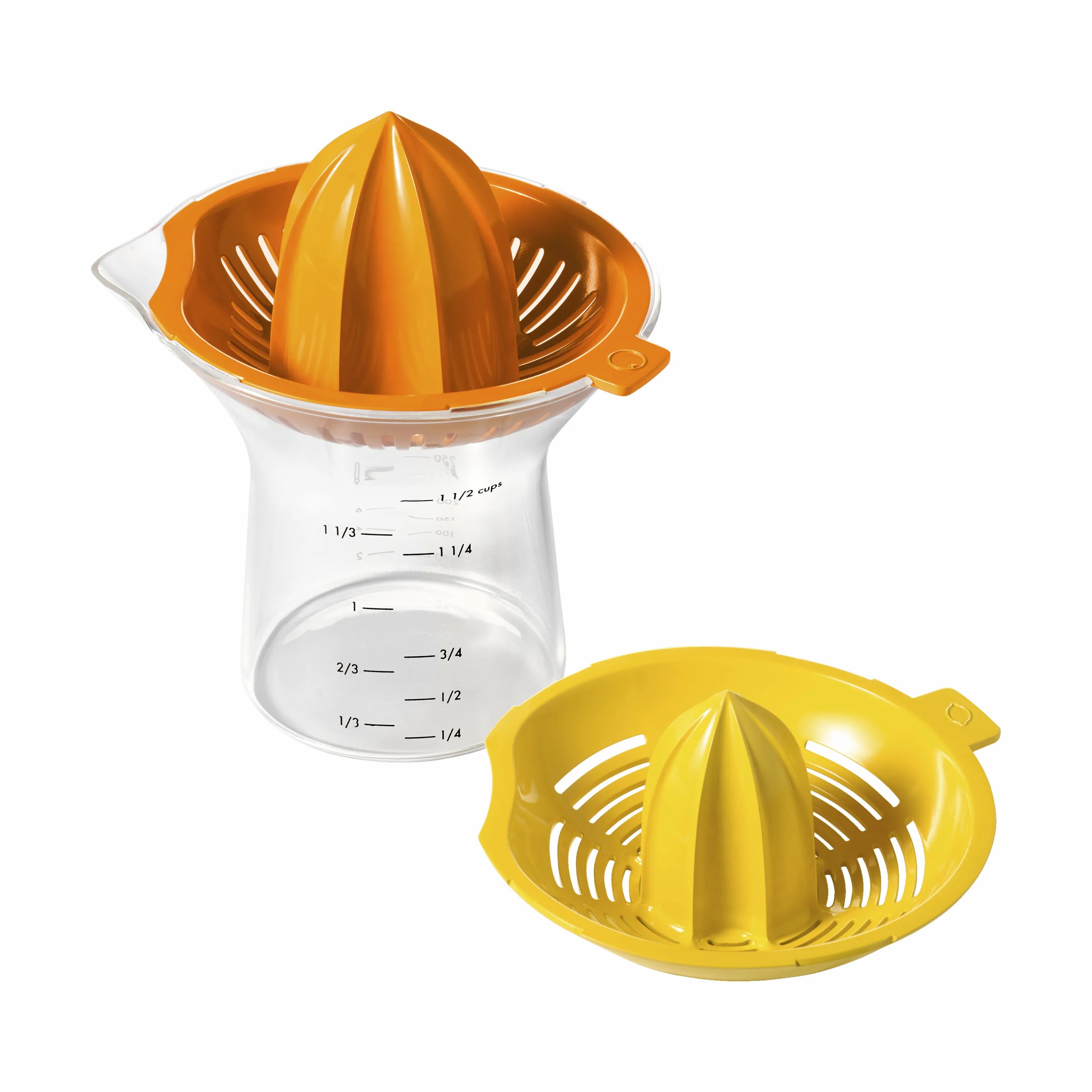 OXO Citruspressere Good Grips 2-i-1 Citruspresser i gul;orange;klar, 1