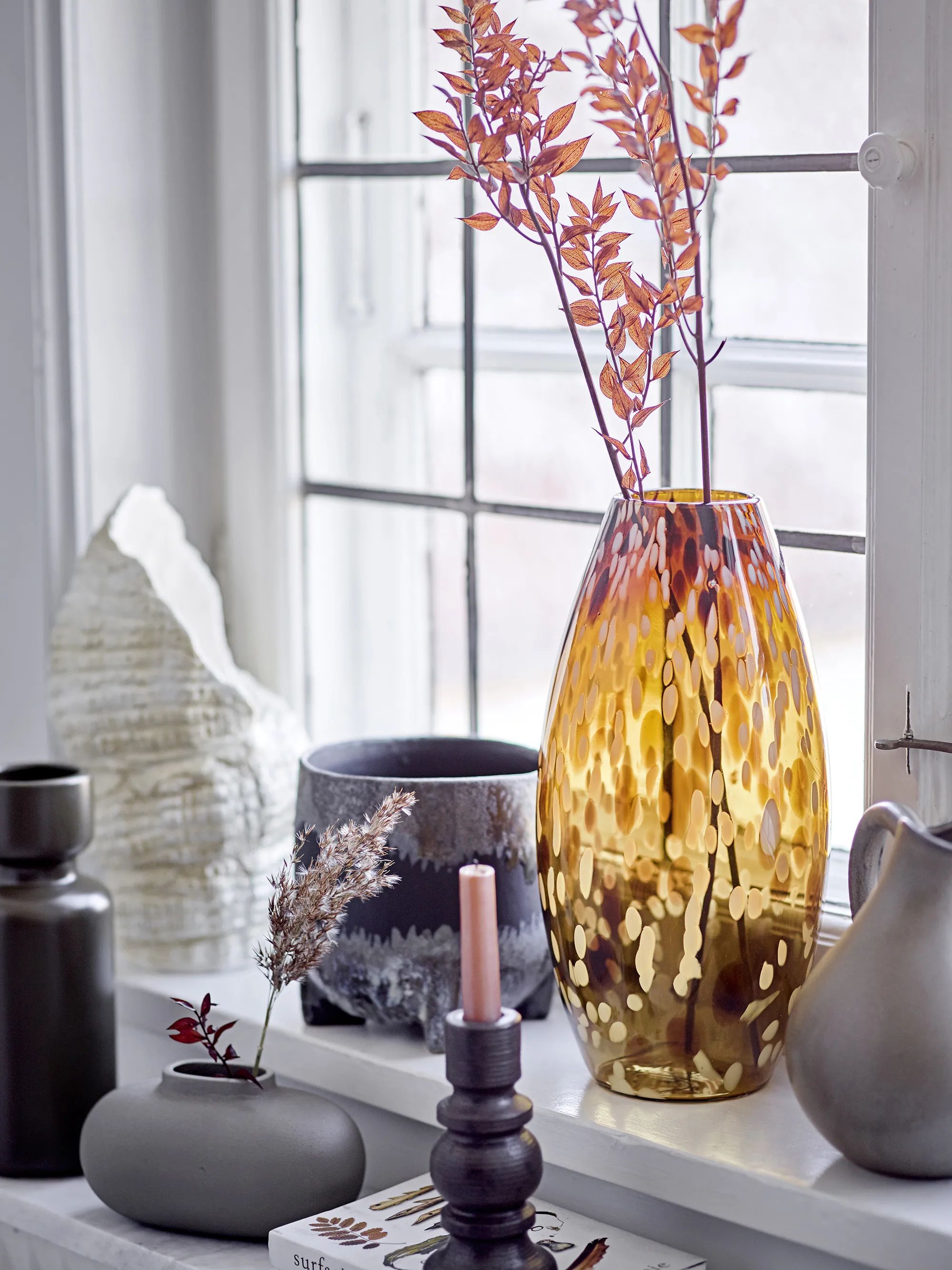 Bloomingville Vaser Daraz Vase i brun, 2