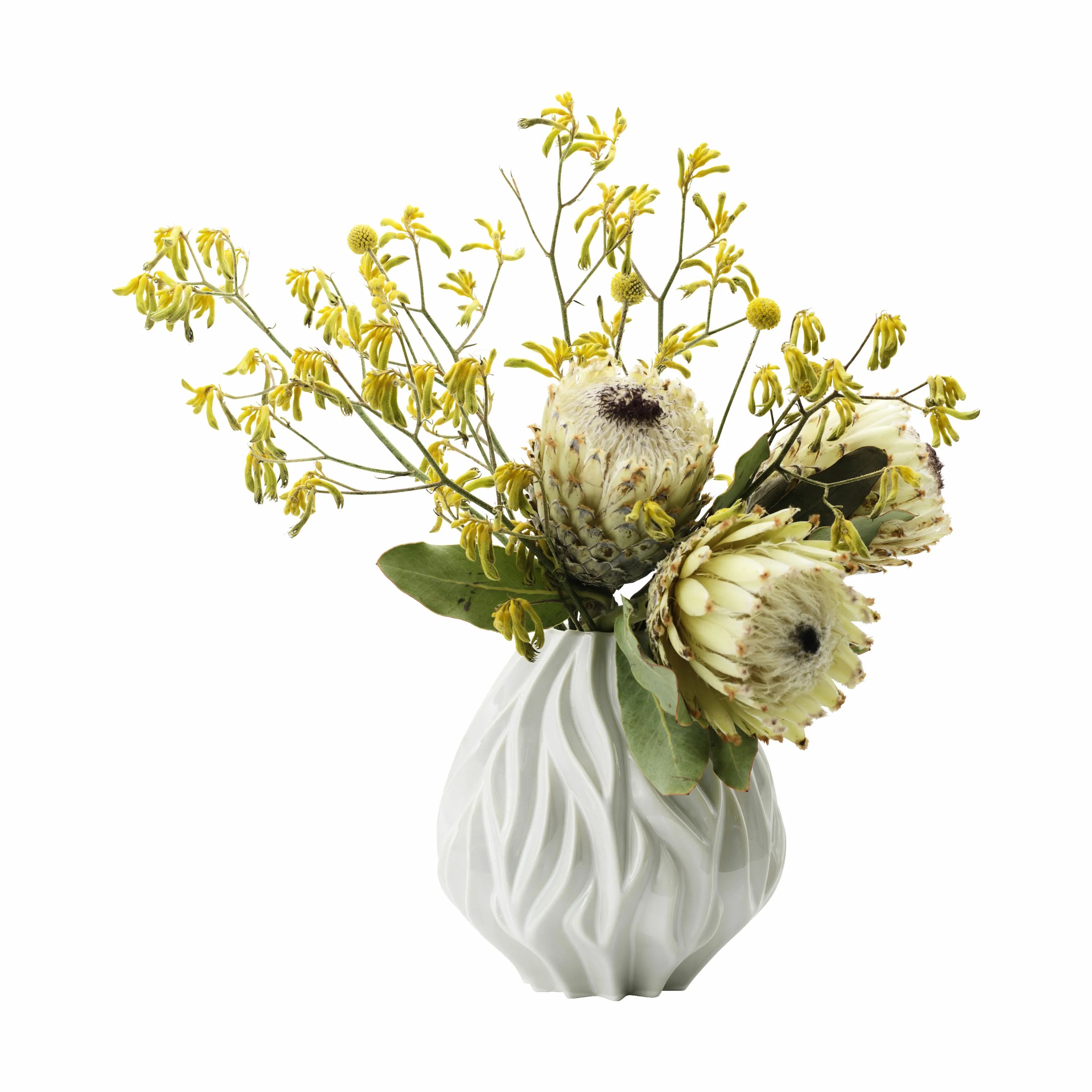 Morsø Vaser Flame Vase i Hvid, 23 cm, 4
