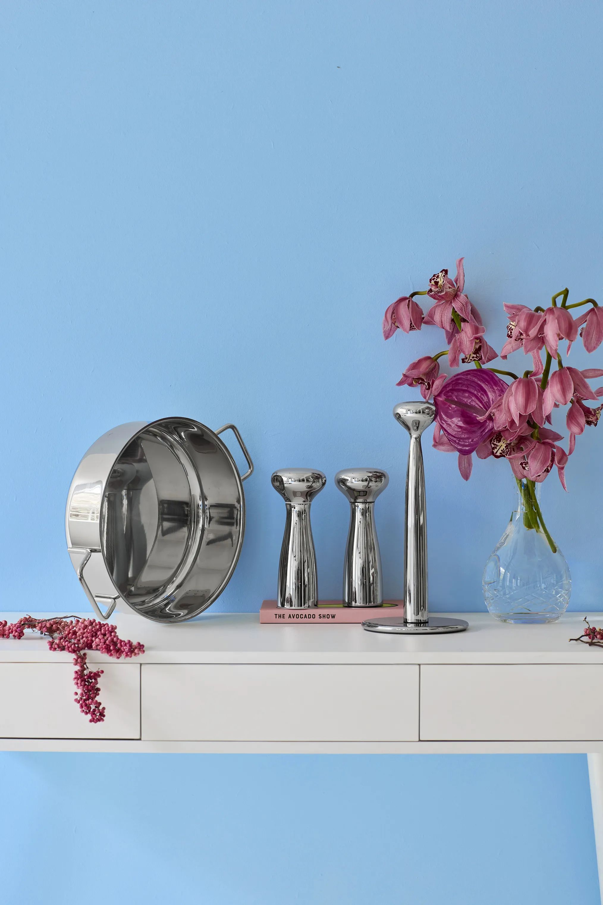 Georg Jensen Køkkenrulleholdere Alfredo Køkkenrulleholder i Blank/Stål, 3