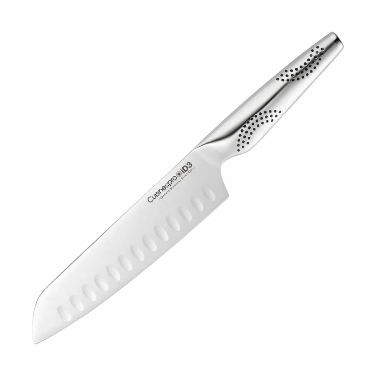 THE CUSTOM CHEF™ Santokuknive Cuisine::pro®
iD3® Cuisine::pro iD3® Santokukniv i Sølvfarvet, 18 cm, 1