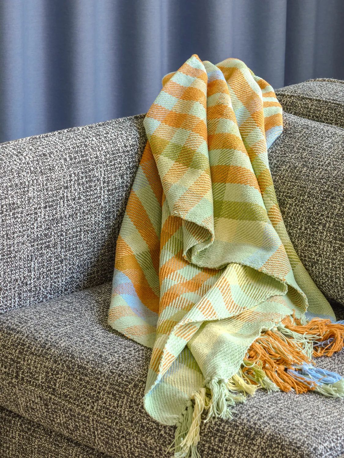 Hübsch Plaider Tarta Plaid i Gul, 3