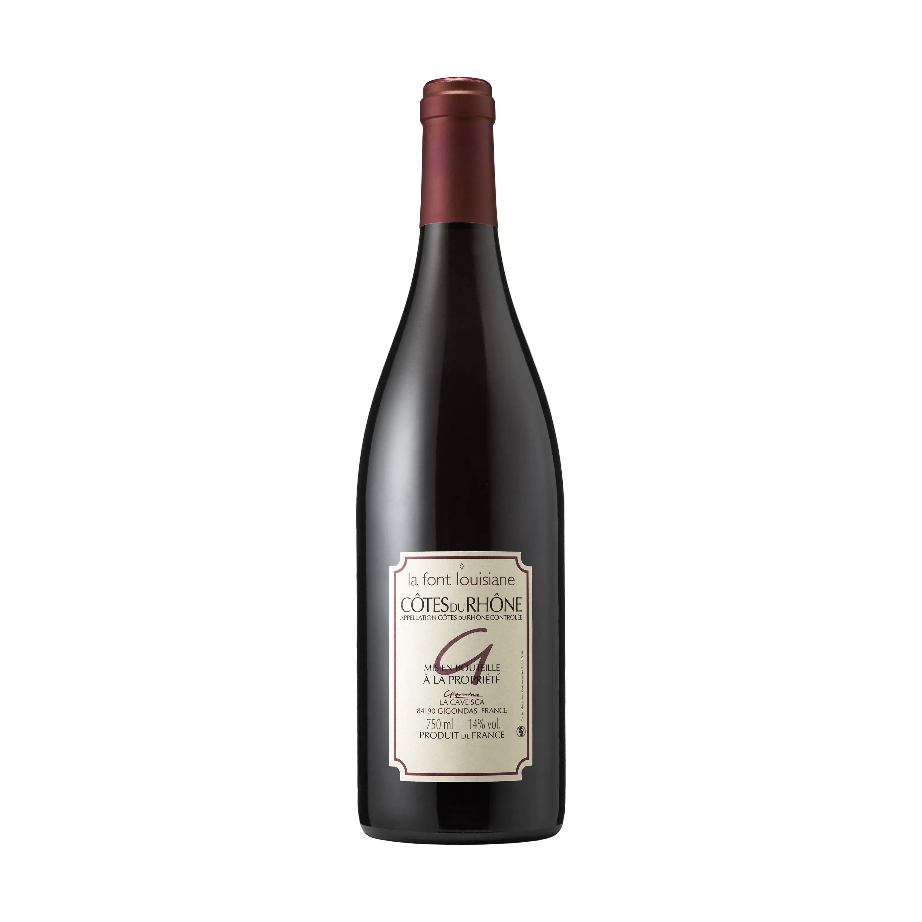 Le Cave Vin Cotes du Rhone Gigondas La Cave Rødvin i Rød, 1