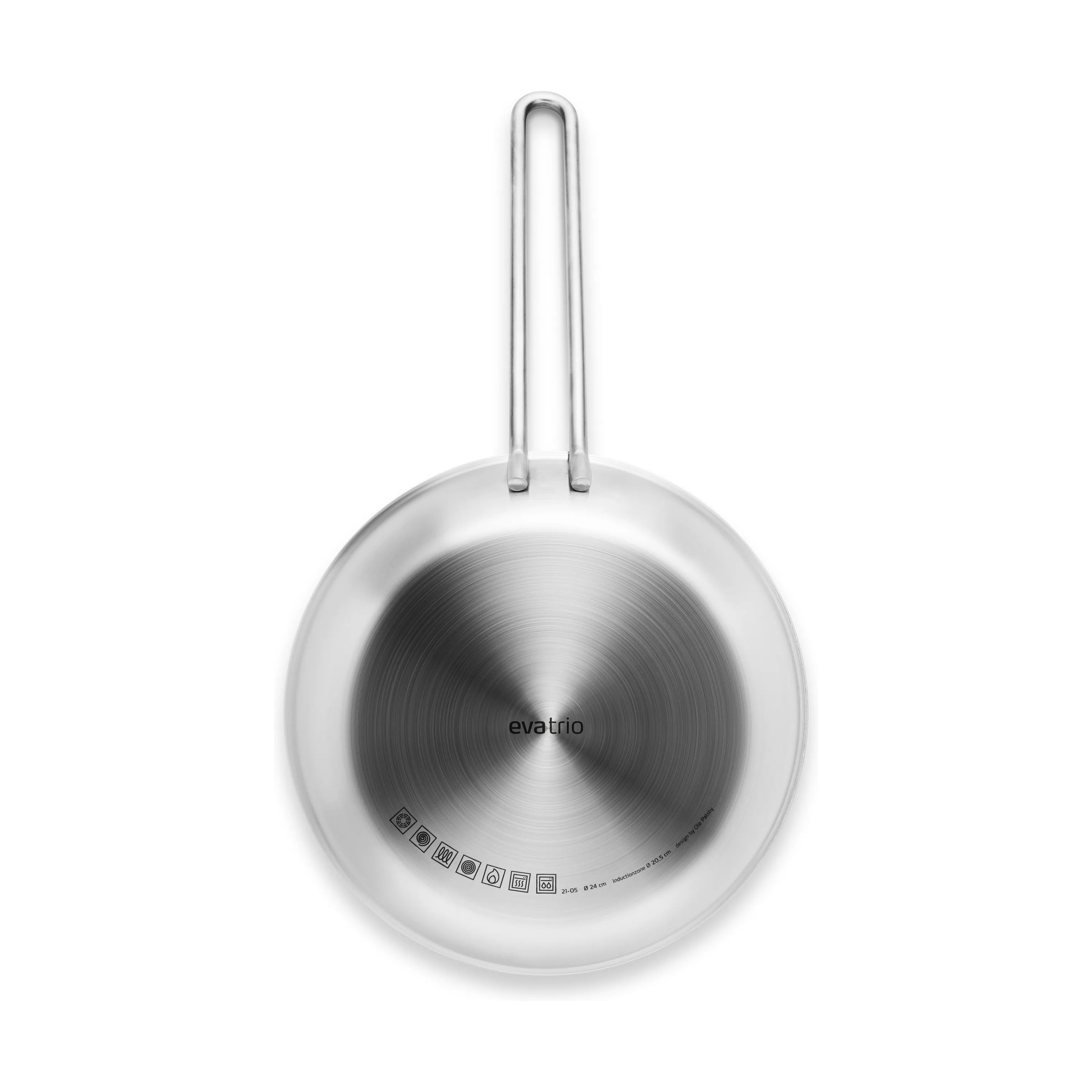 Eva Trio Stegepander Multi Mosaic Rec. Multi Mosaic Stegepande i Brushed steel, 24 cm, 4