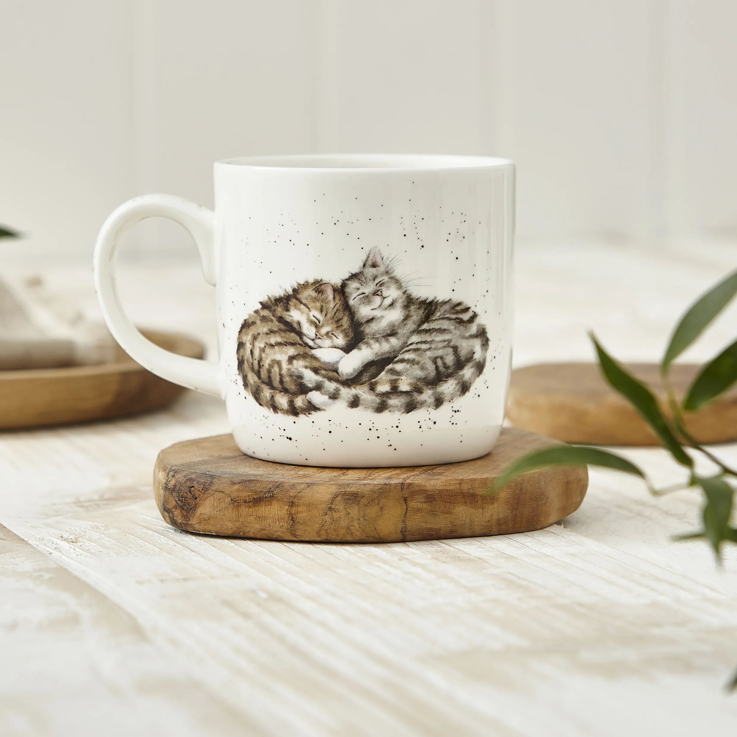 Royal Worcester Krus og kopper med hank Wrendale Krus - Feline good i To katte, 3