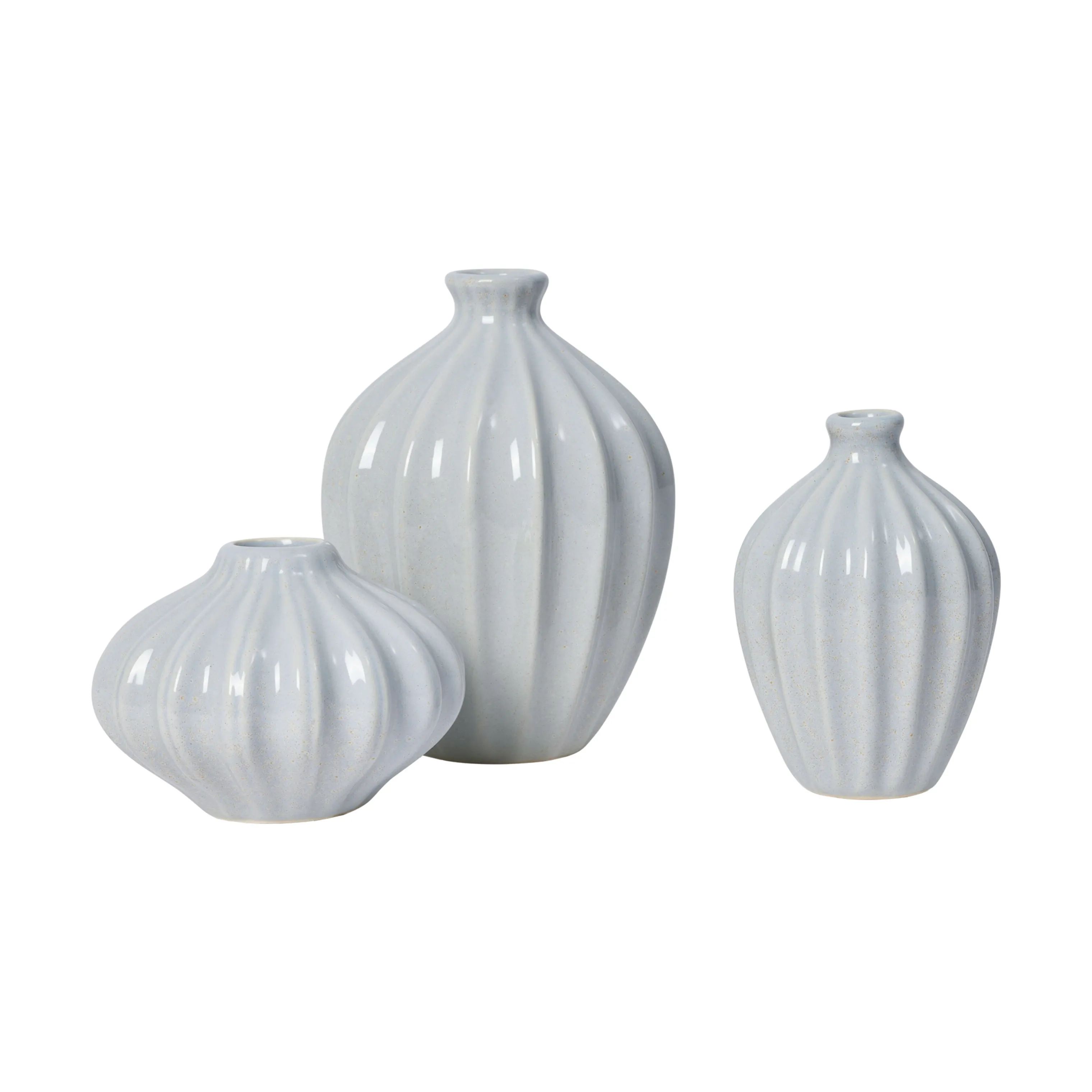 Broste Copenhagen Vaser Amalie Vase - 3 stk. i Blå, 1