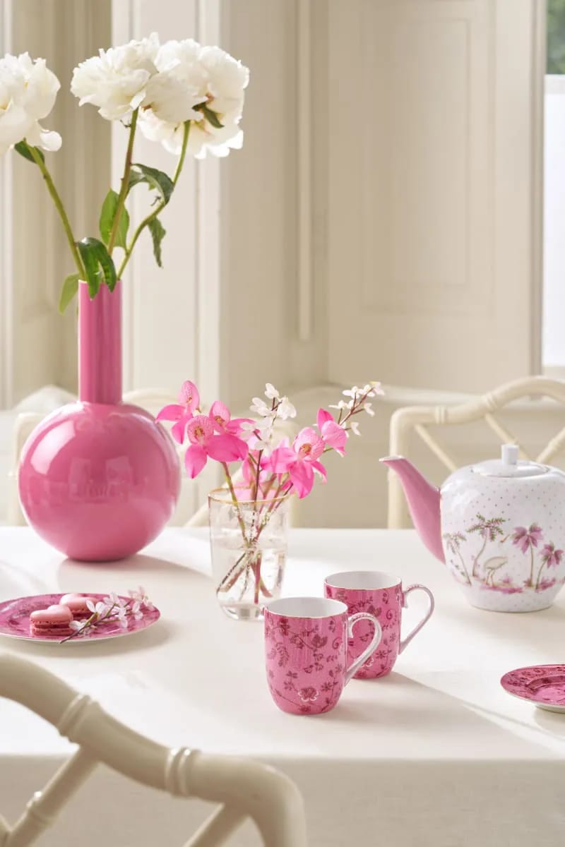 PIP Studio Krus og kopper med hank Jolie Flowers Krus - 2 stk. i 14.5 cl, 2