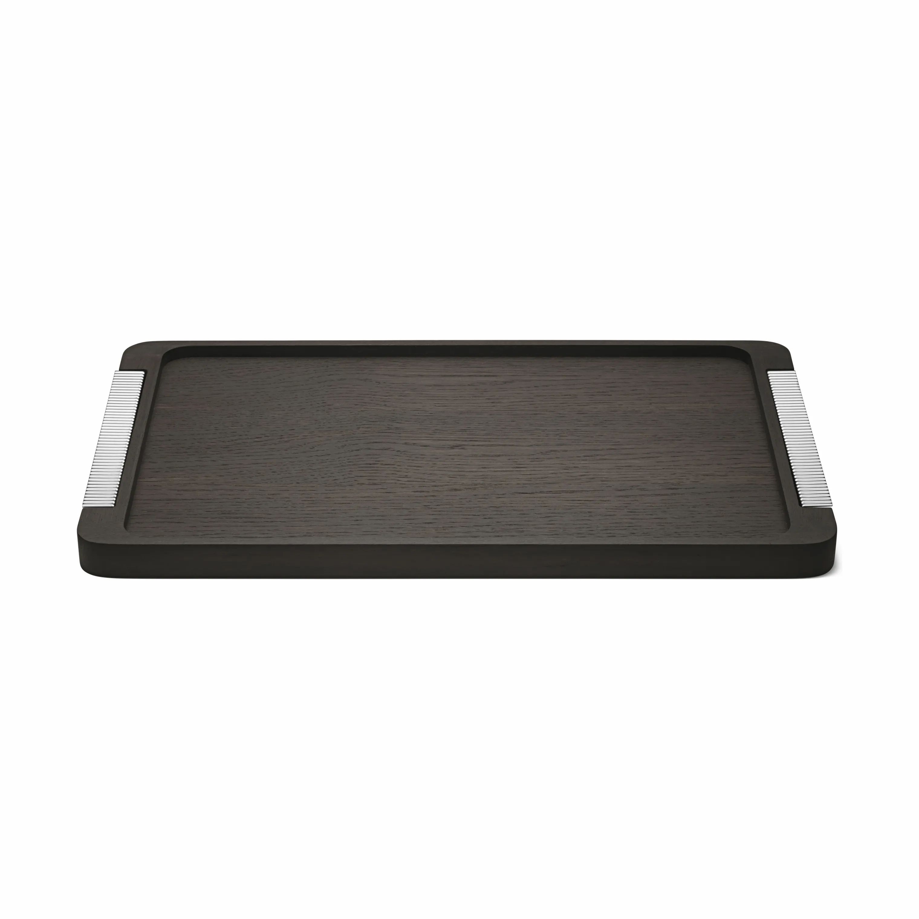 Georg Jensen Bakker Bernadotte Serveringsbakke i Træ/Stål, 47,5 cm, 1