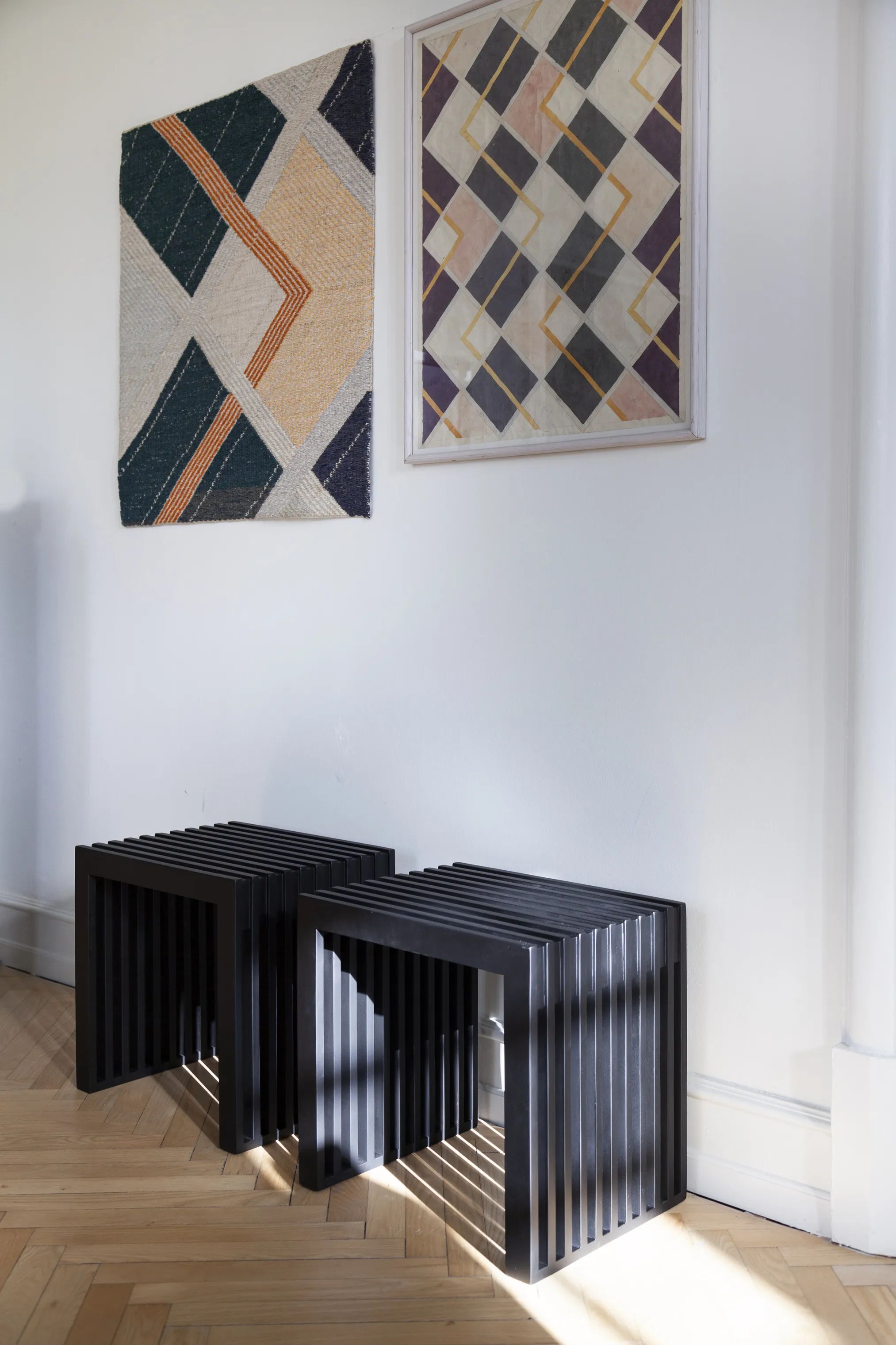 cinas Skamler Rib Skammel i Sort, 3