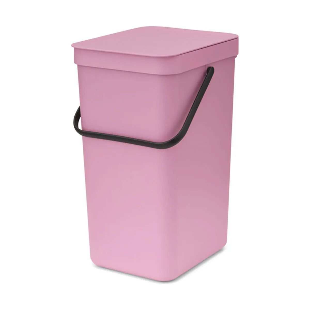 Brabantia Spande uden pedal Sort & Go Affaldsspand i Lilac Pink, 16 L, 1