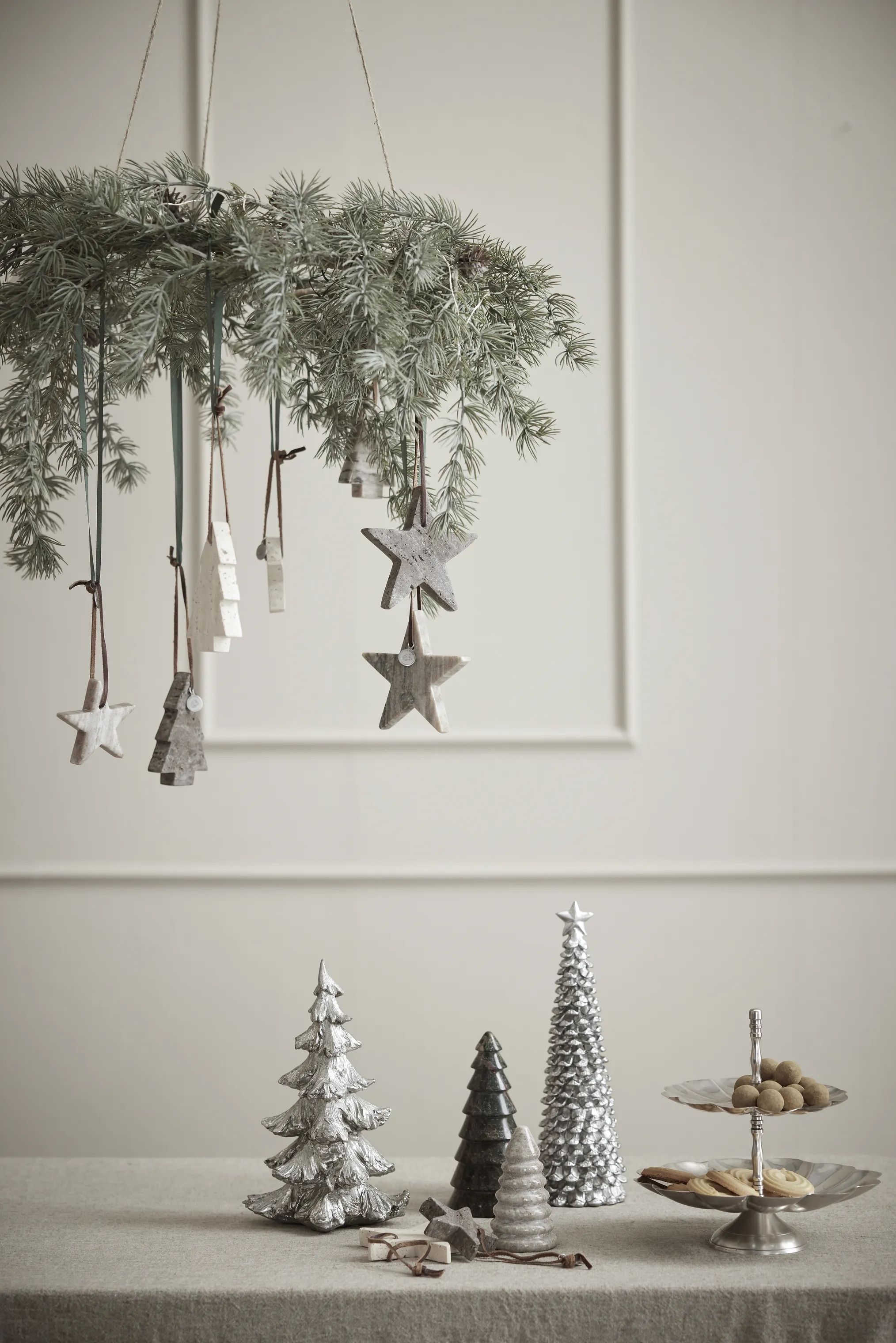 Lene Bjerre Etagere Philine Opsats i antik sølv, 3