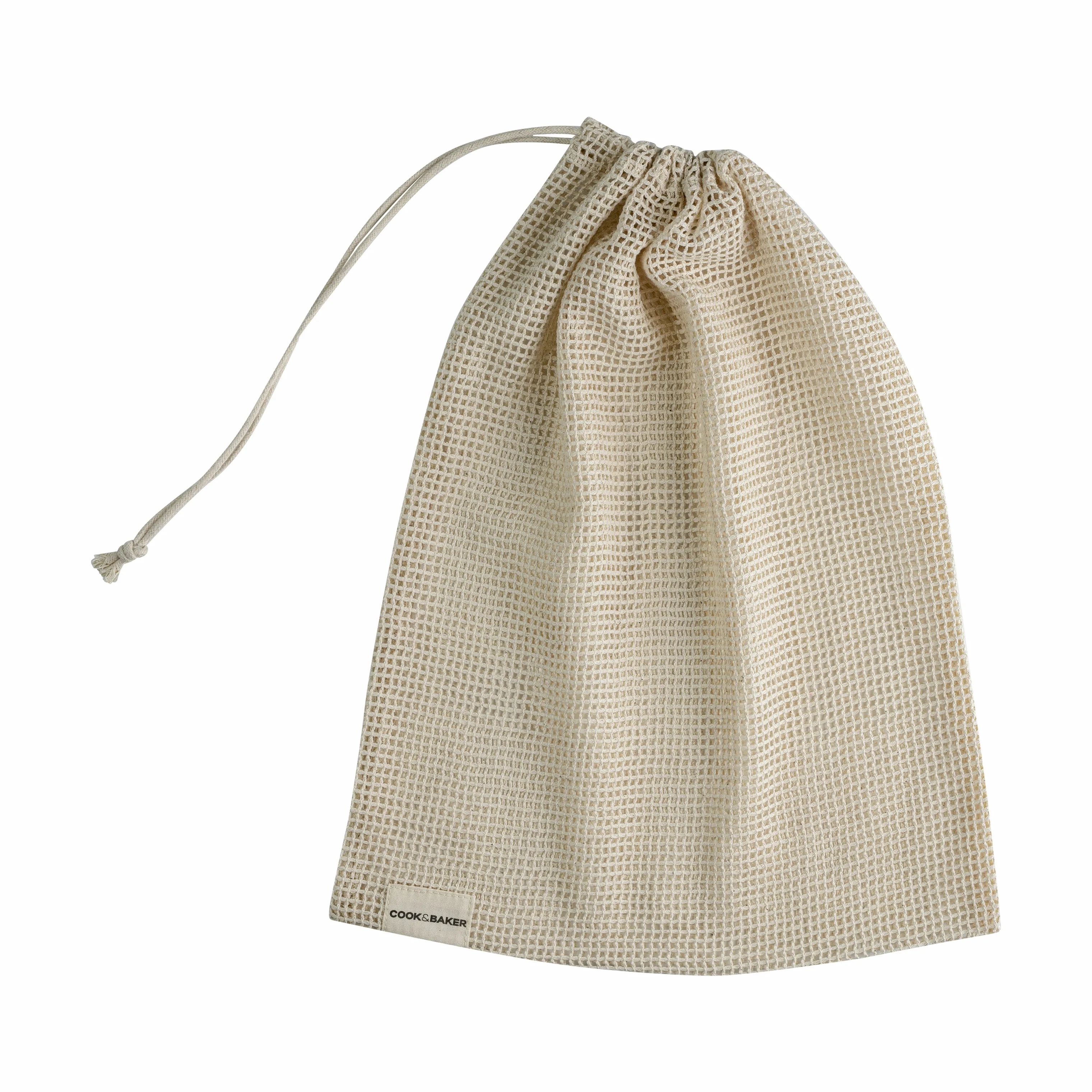 Cook & Baker Øvrig madindpakning Bomuldsnet i Råhvid, B30 x L40 cm, 1