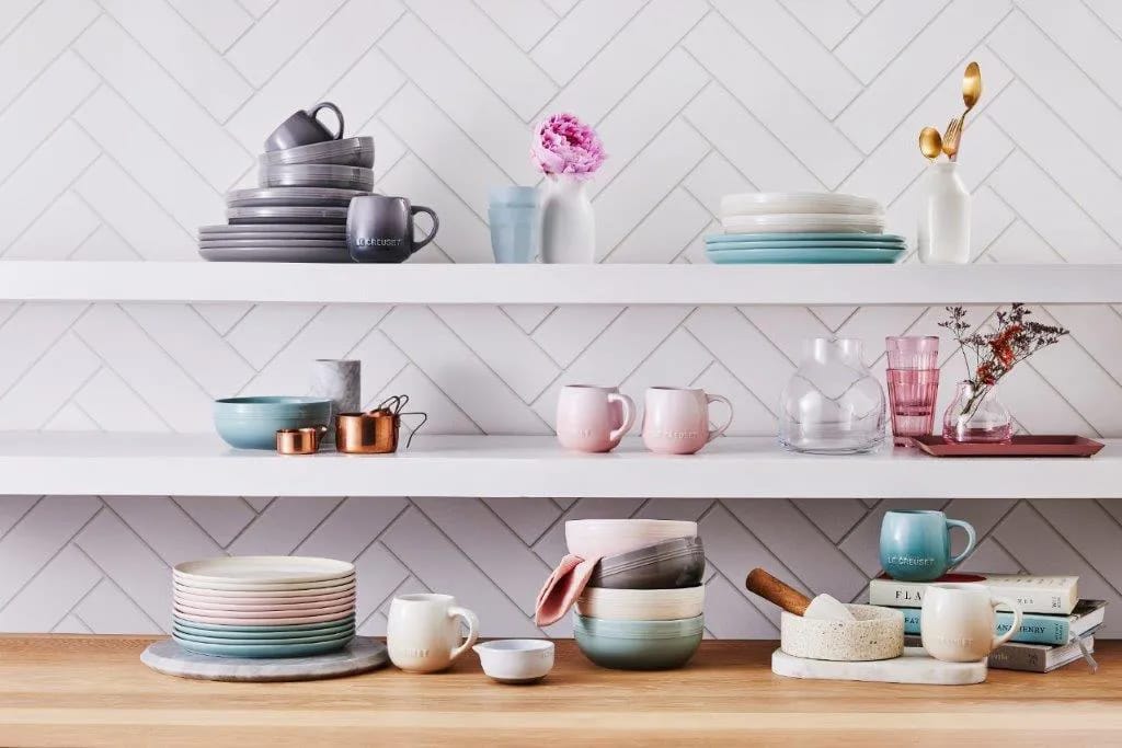 Le Creuset Middagstallerkener Coupe Collection Coupe Middagstallerken i Flint, 27 cm, 3