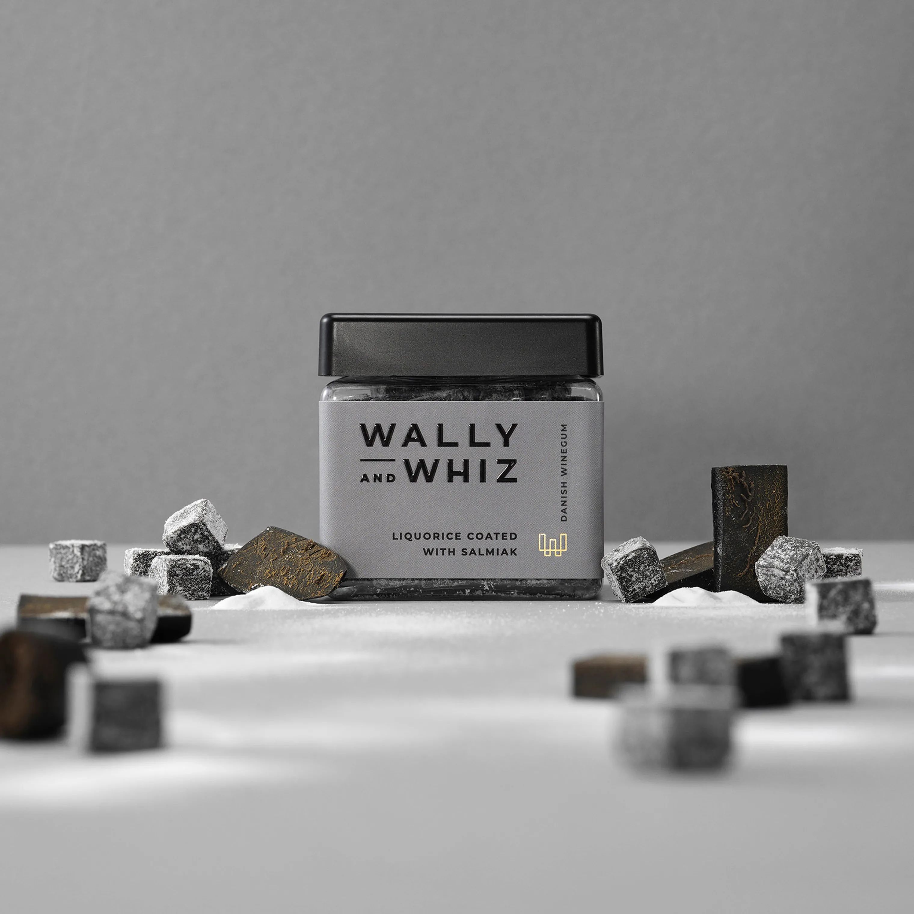 Wally and Whiz Søde sager Lakrids med salmiak i 140 gram, 2
