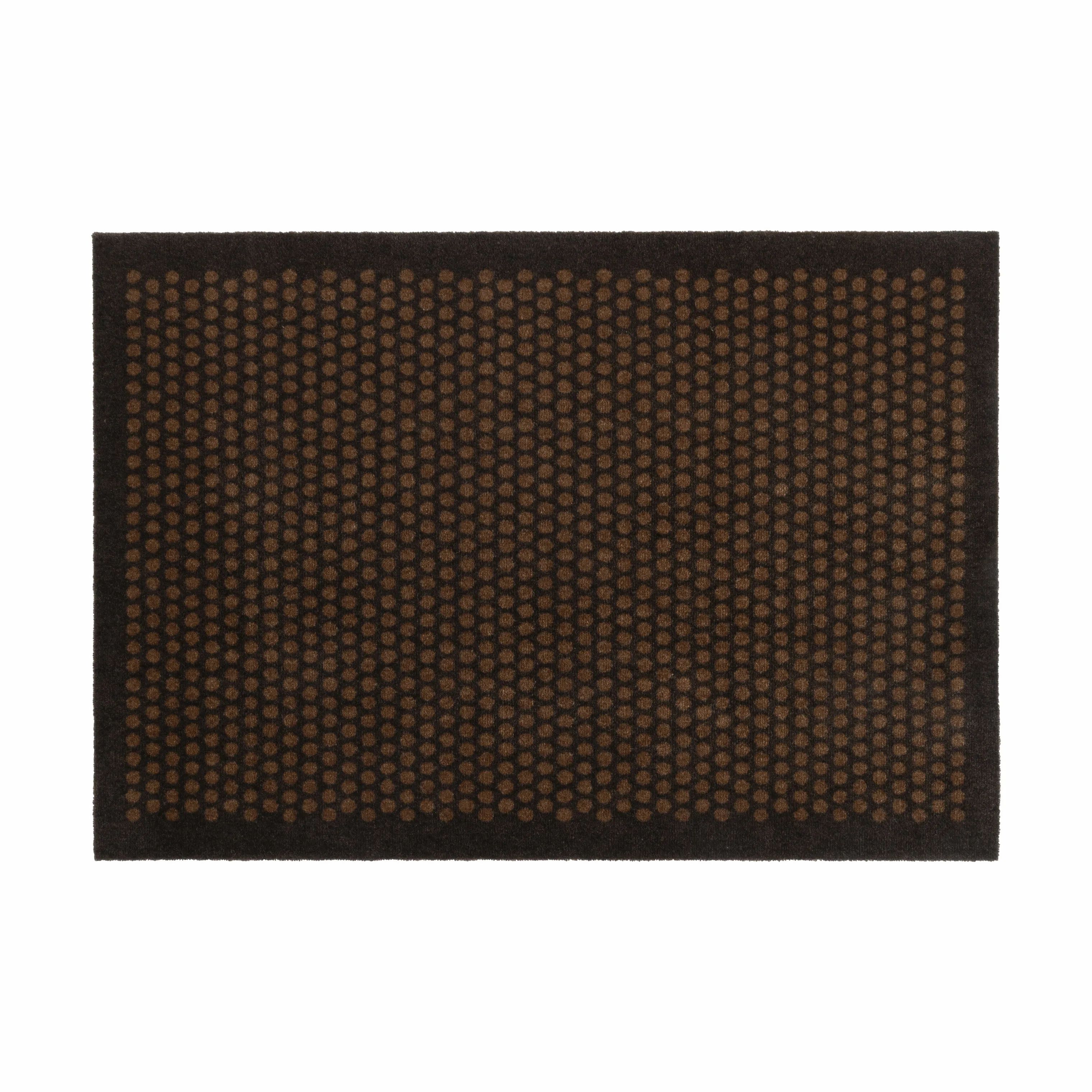 Tica Copenhagen Gulvtæpper Dot Gulvtæppe i brun/cognac, B90 x L130 cm, 1
