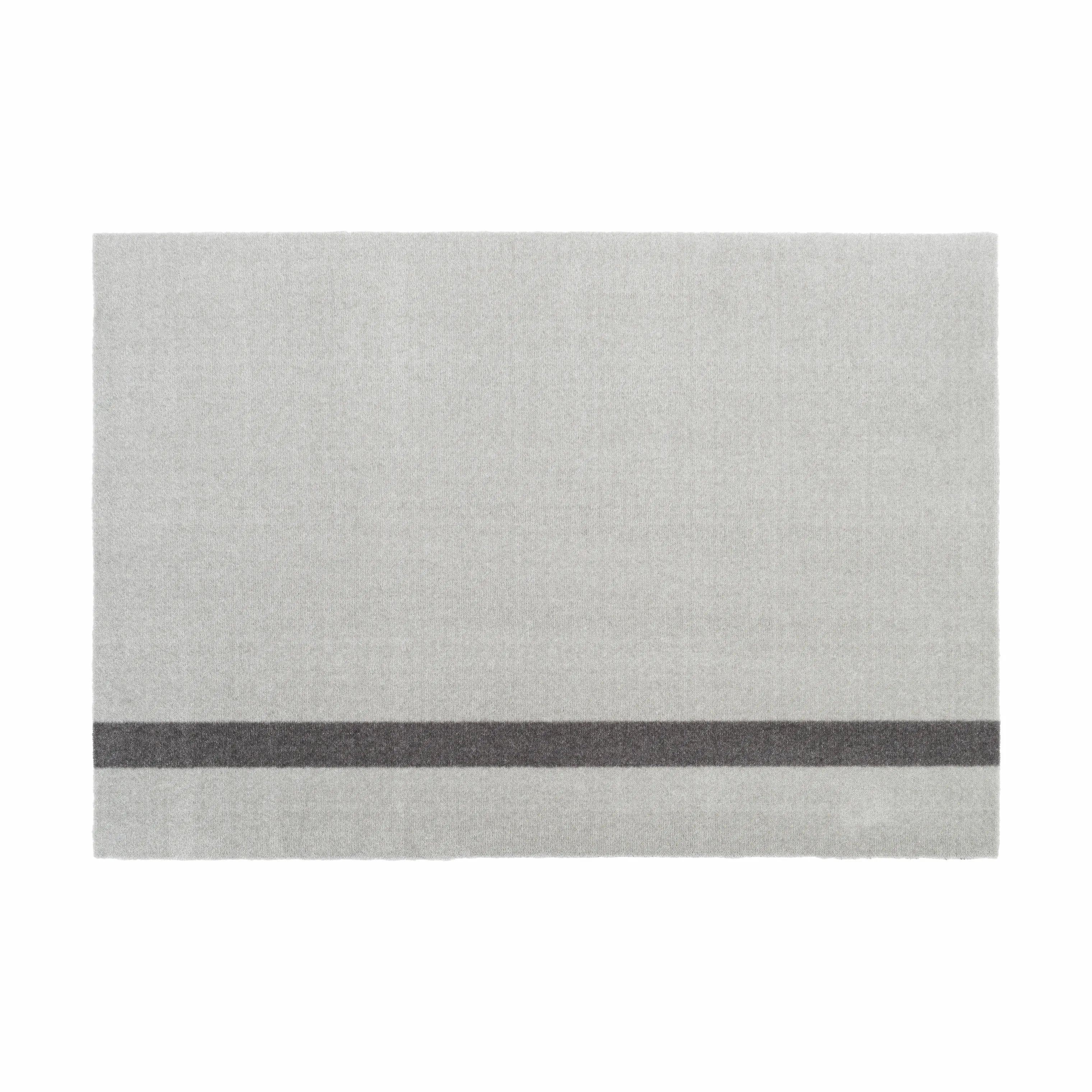 Tica Copenhagen Gulvtæpper Stripes Vertikal Gulvtæppe i Lysegrå/steelgrey, B90 x L130 cm, 1