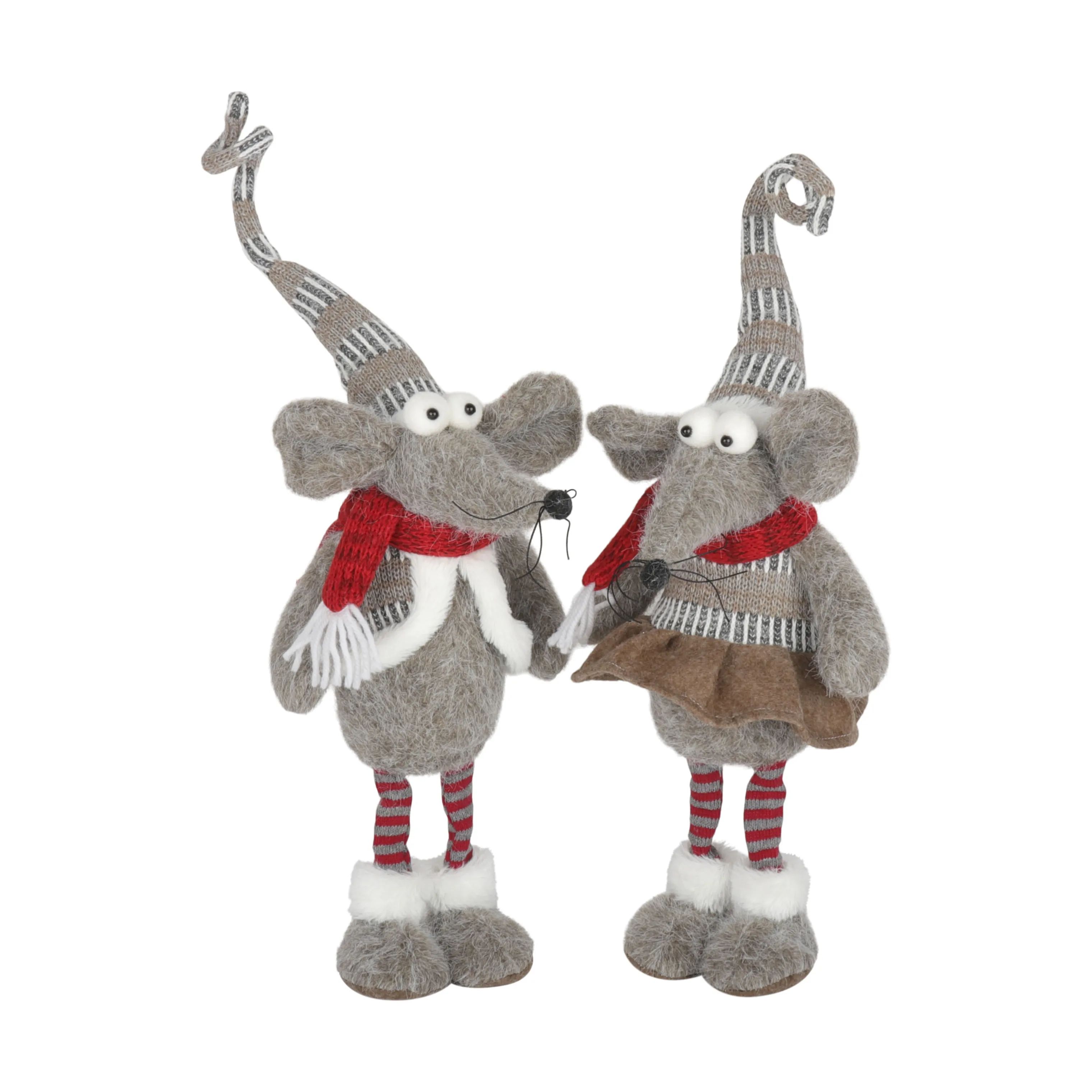 Casa Christmas Dyrefigurer Julemus i Stående dreng, 2