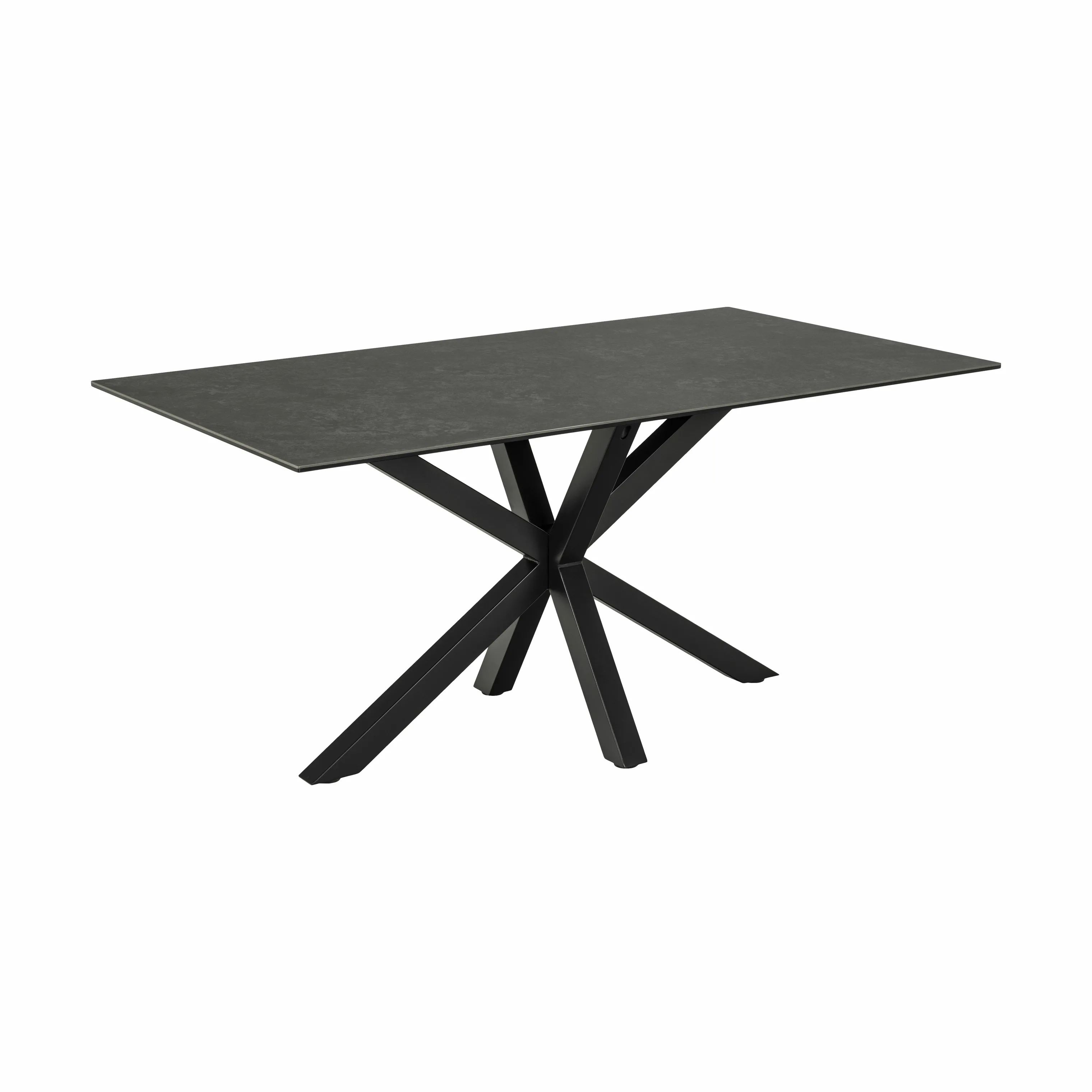 CASA Living Spiseborde Heaven Spisebord i Sort Fairbanks/sort, H75,5 x B160 x L90 cm, 3