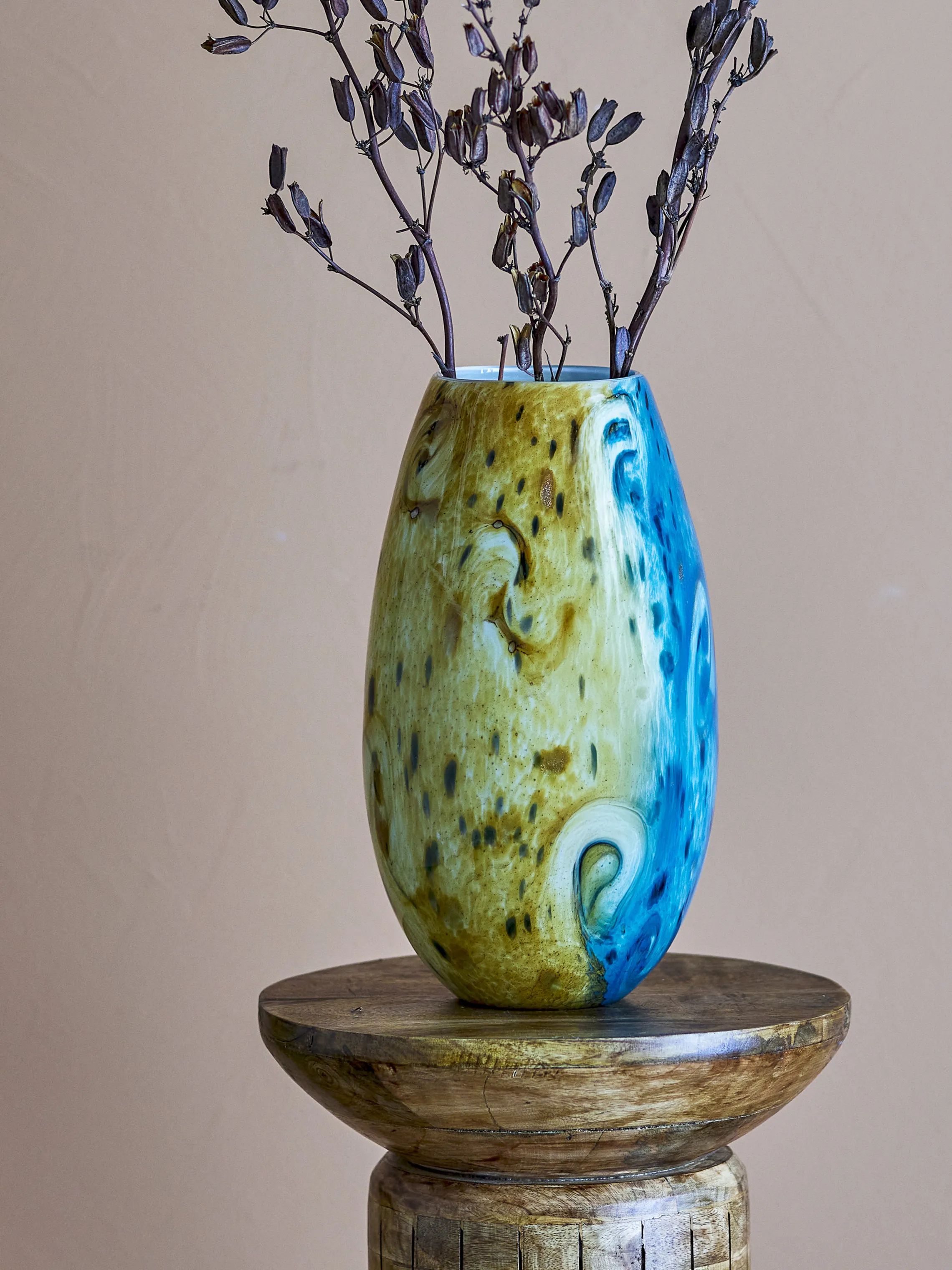Creative Collection Vaser Kalian Vase i Blå, 3