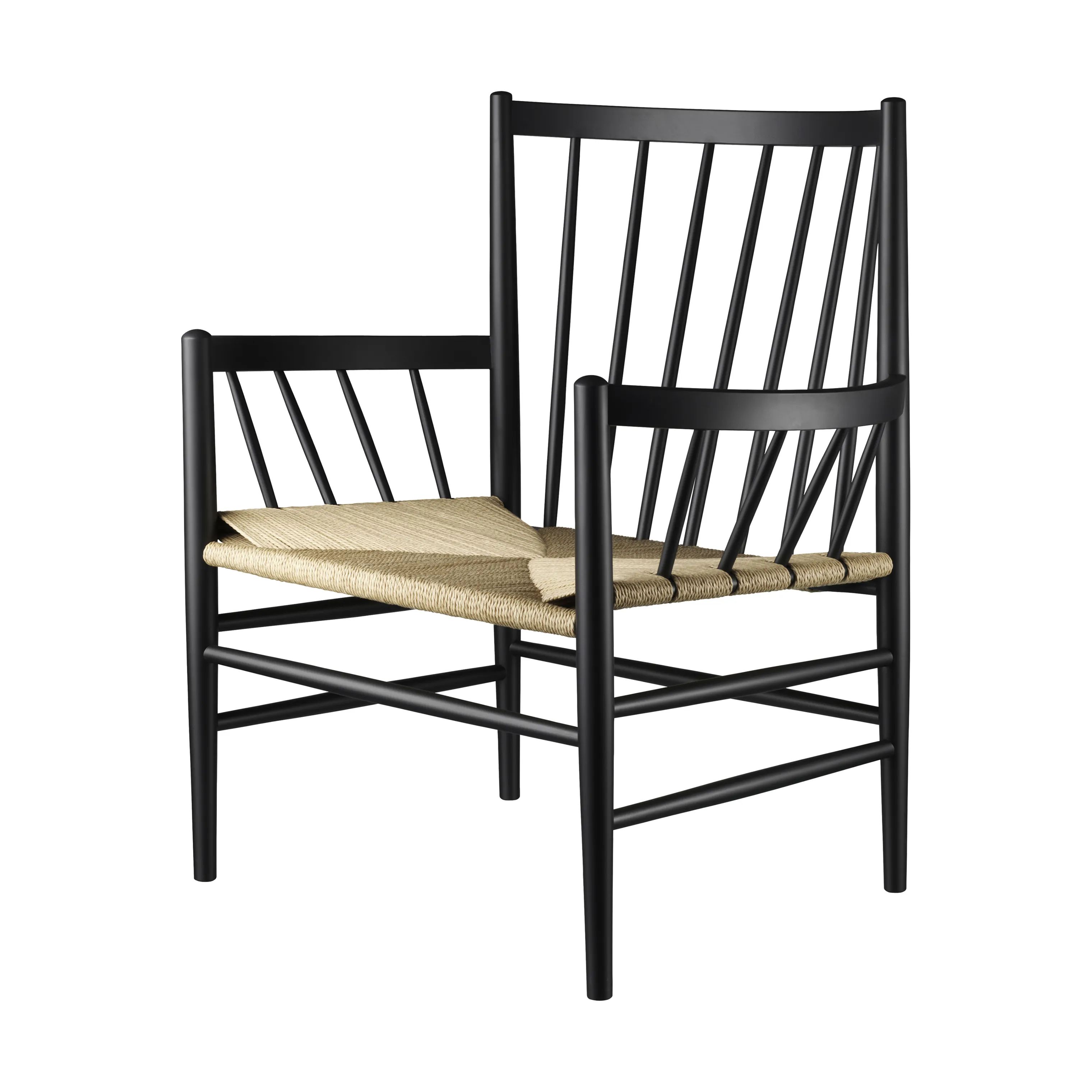 FDB Møbler Lænestole J82 Loungestol i Black (RAL 9005), 1