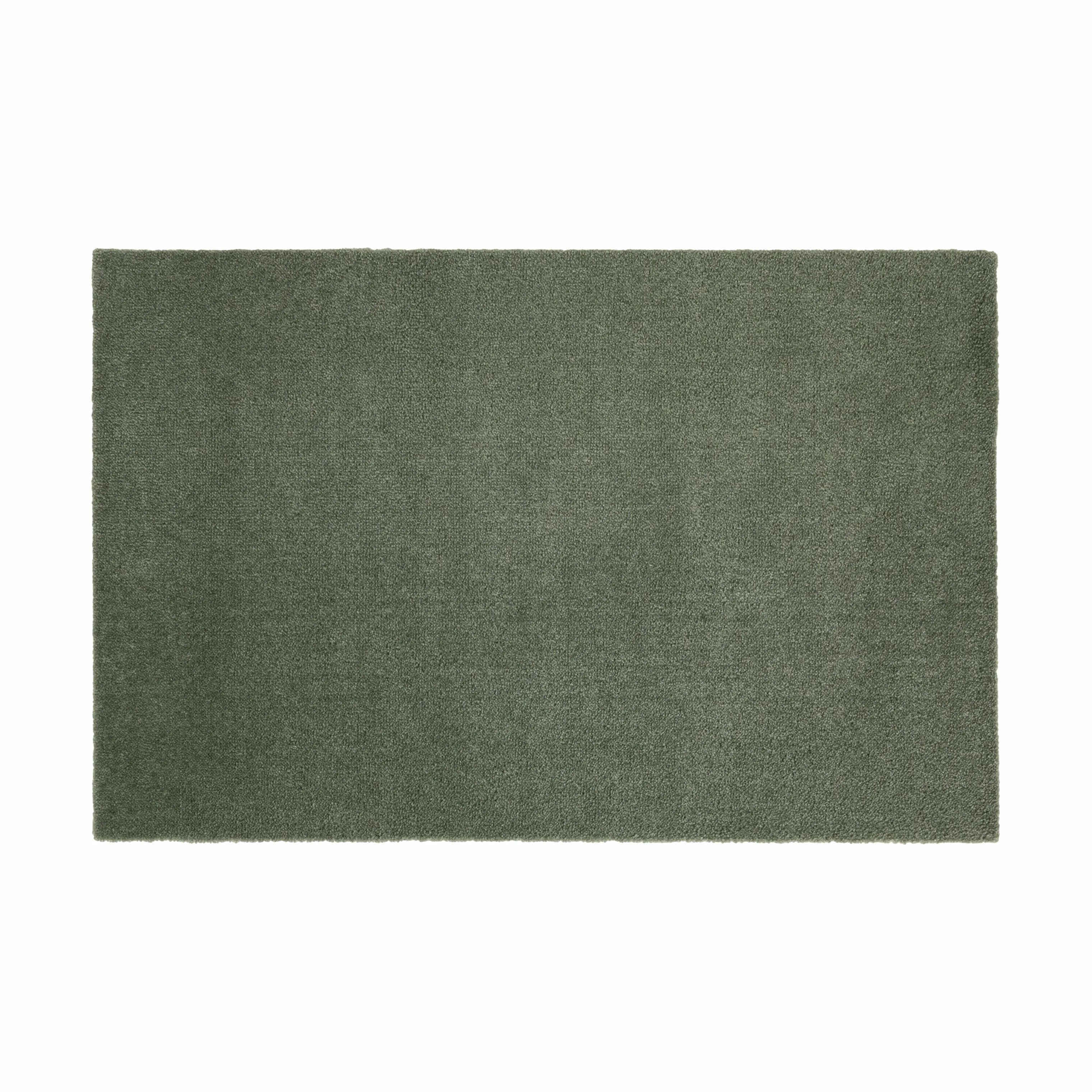 Tica Copenhagen Dørmåtter Uni Color Måtte i støvet grøn, B60 x L90 cm, 1