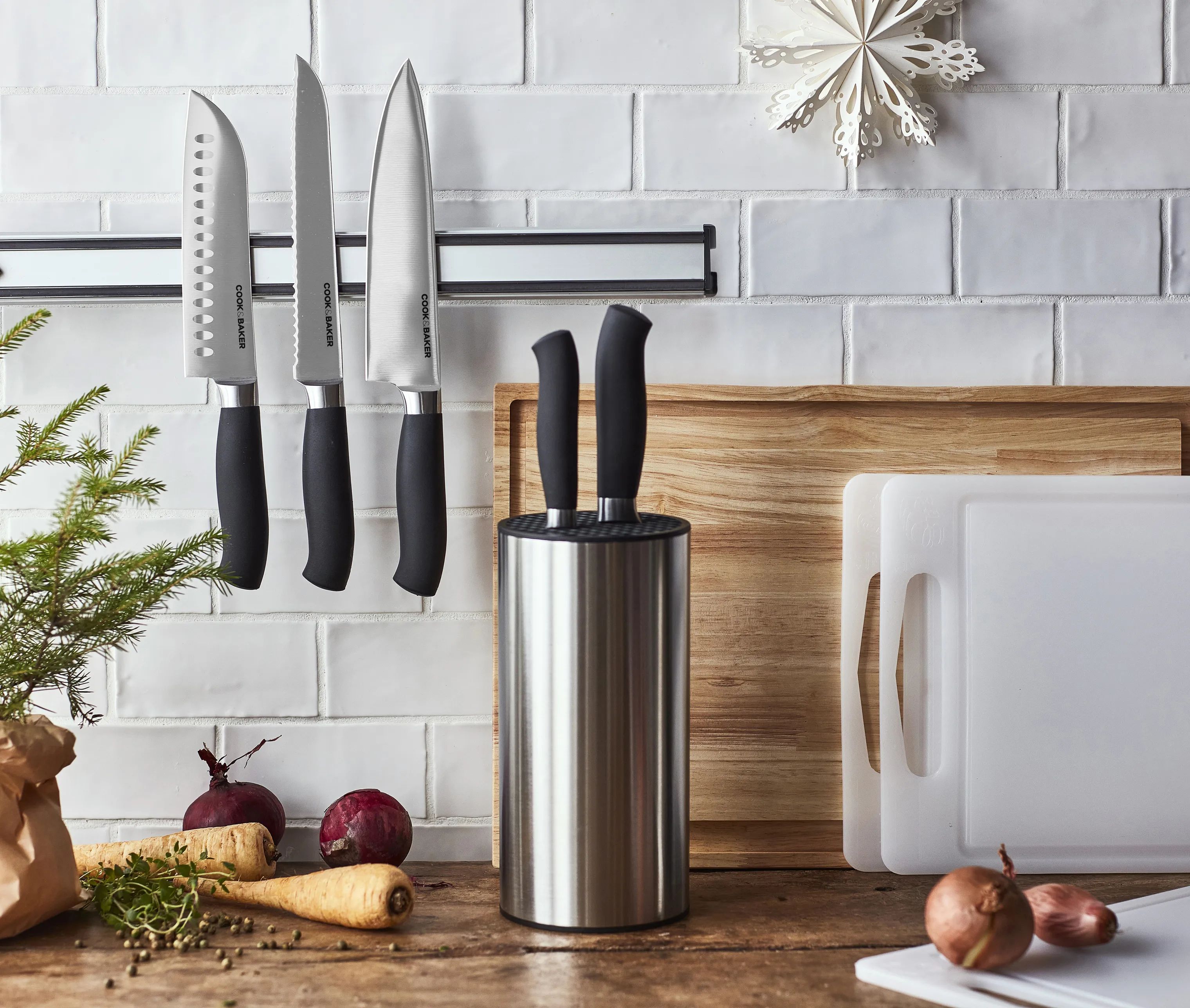Cook & Baker Kokkeknive Kokkekniv i sort, 3