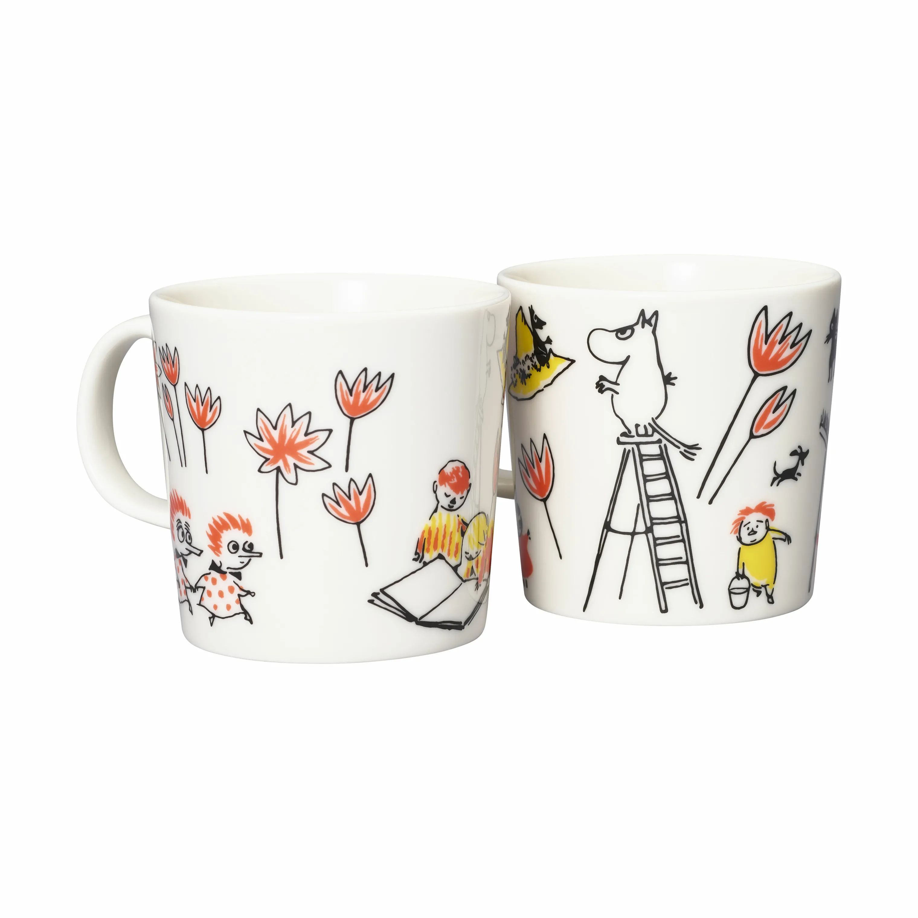 Moomin Arabia Krus og kopper med hank Mumi Arabia Krus - 2 stk. i Multifarvet, 1