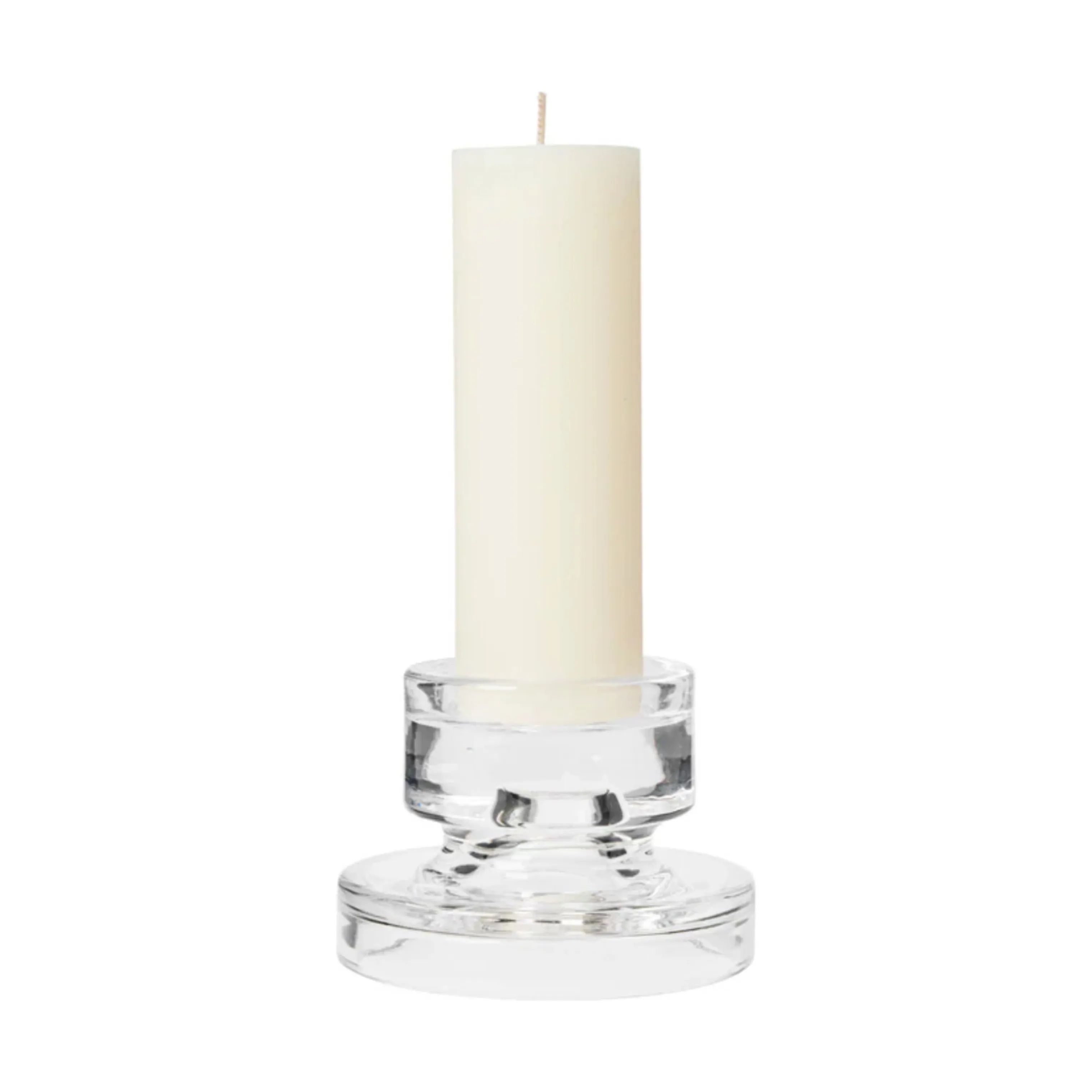 Broste Copenhagen Bloklysestage Petra Lysestage i Klar, 11 cm, 5