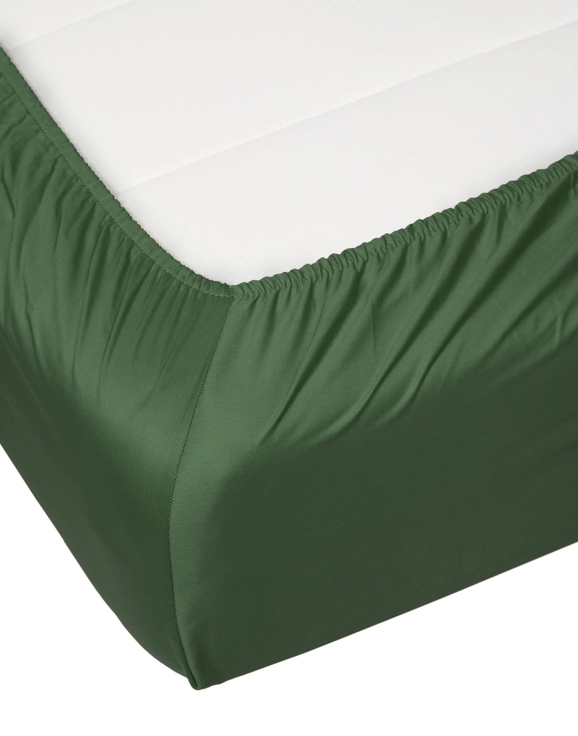 Essenza Lagner Satin Boxlagen i Mosgrøn, B90 x L200 cm, 3