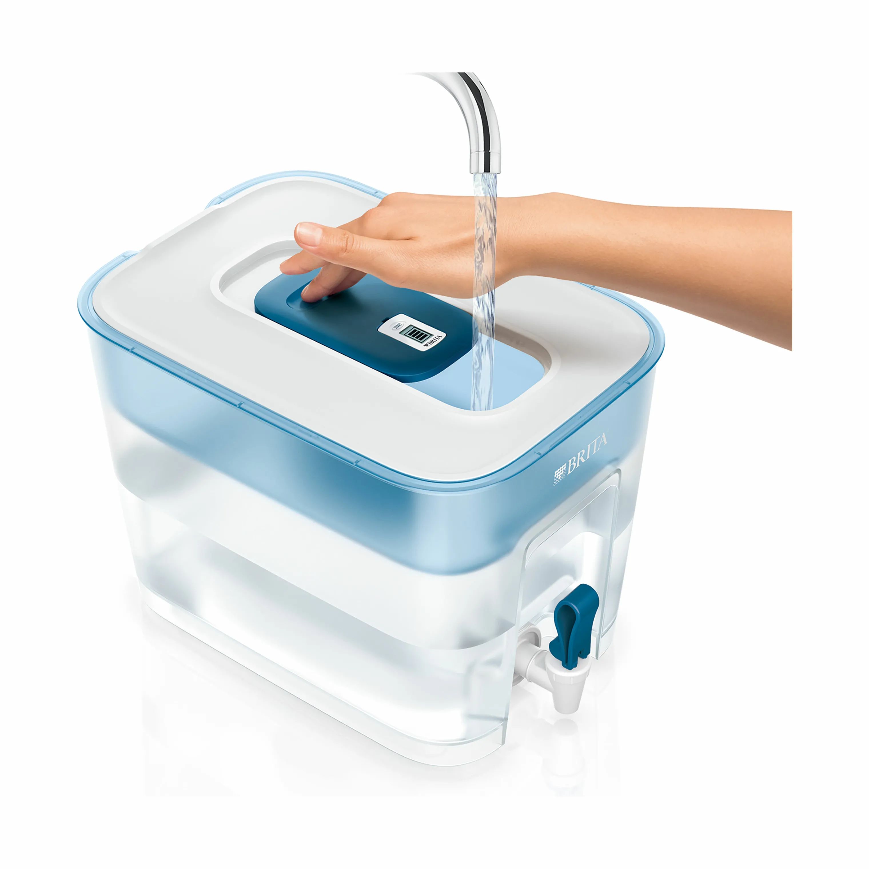 Brita Øvrigt køkkengrej Flow Vandfilterbeholder i Plast/blå, 3