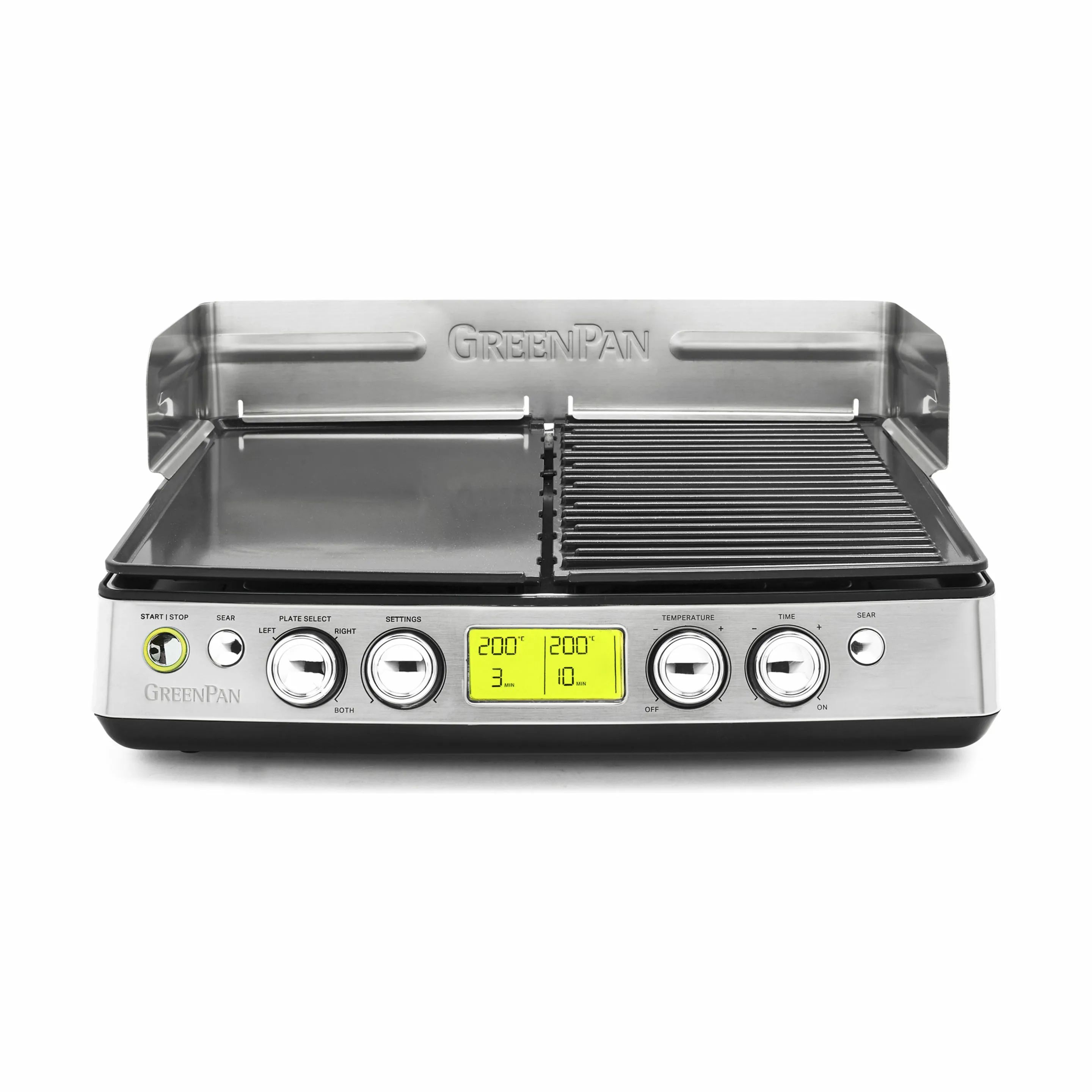 Greenpan Bordgrill Elite XL Grill i Stål, 1