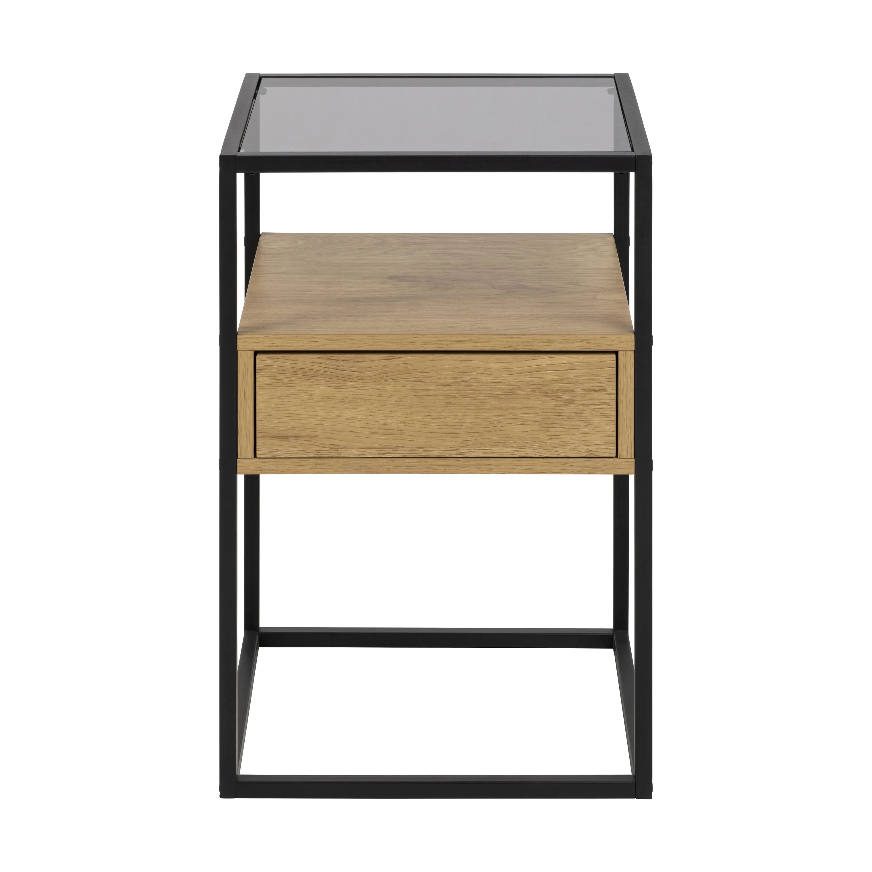 CASA Living Sengeborde Randolf Natbord i Sort/natur, 1