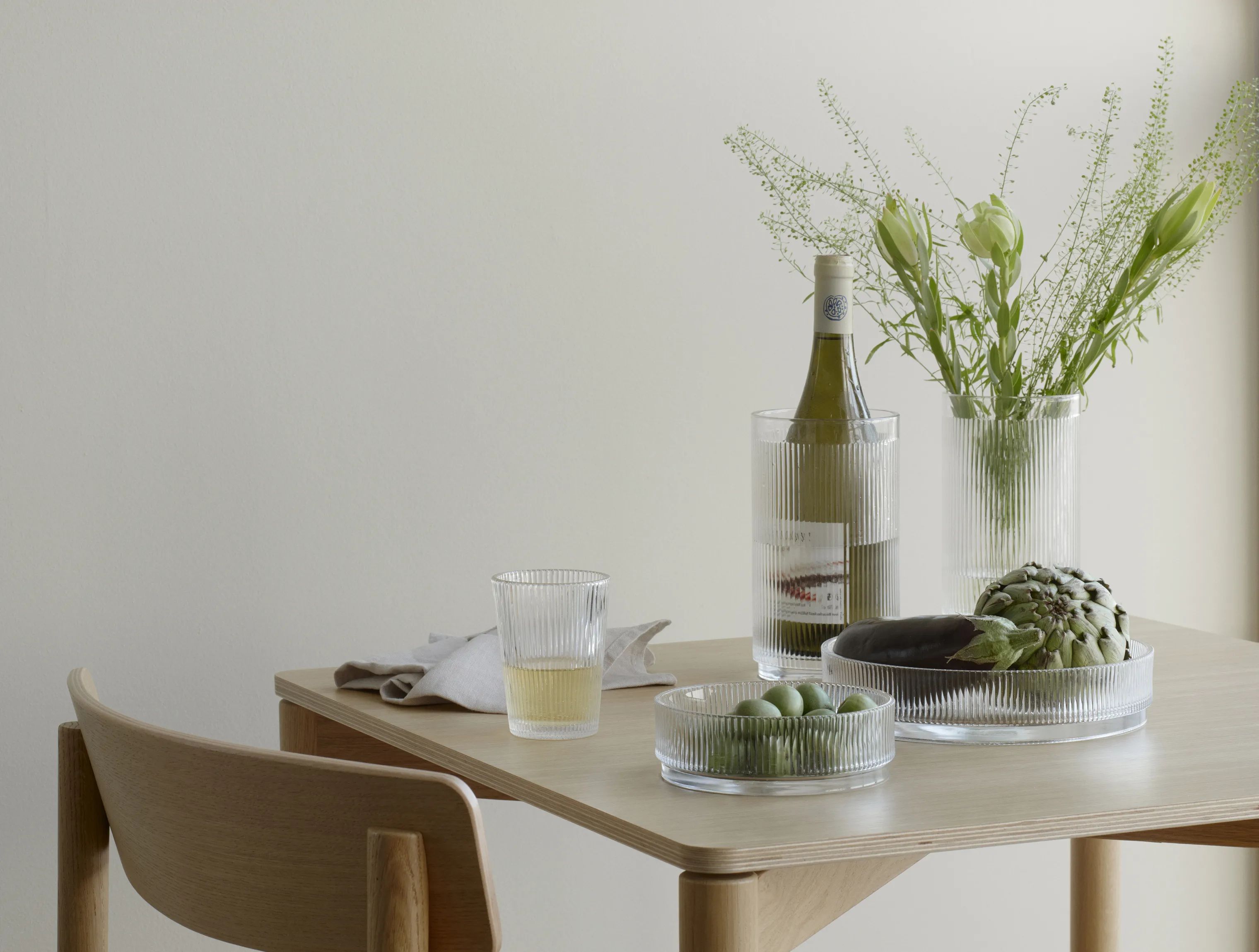 Stelton Serveringsskåle Pilastro Serveringsskål i Klar, 23 cm, 2