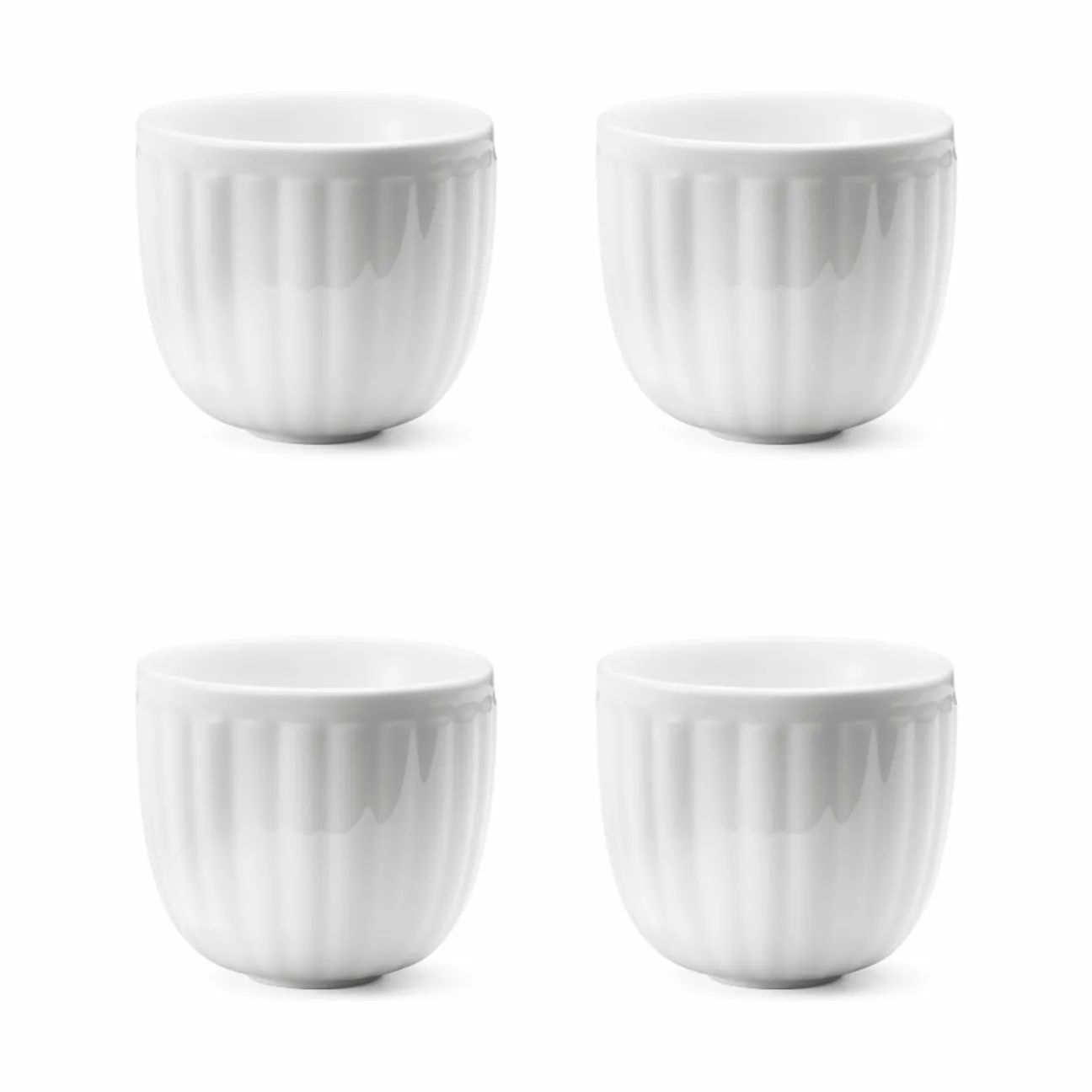 Georg Jensen Krus og kopper med hank Bernadotte Termokrus - 4 stk. i Hvid, 1