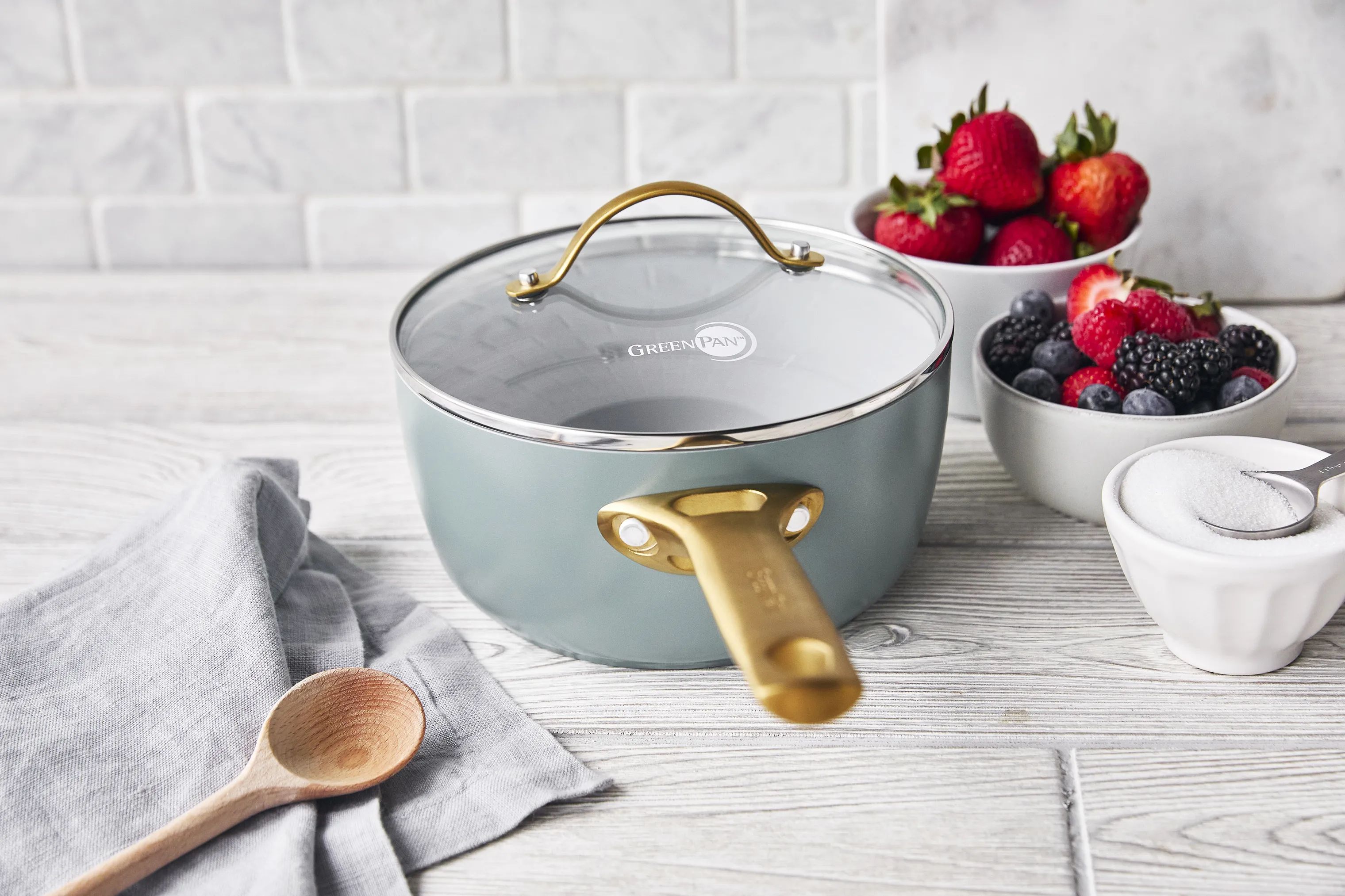 Greenpan Kasseroller Padova Kasserolle i Skye Blue, 3