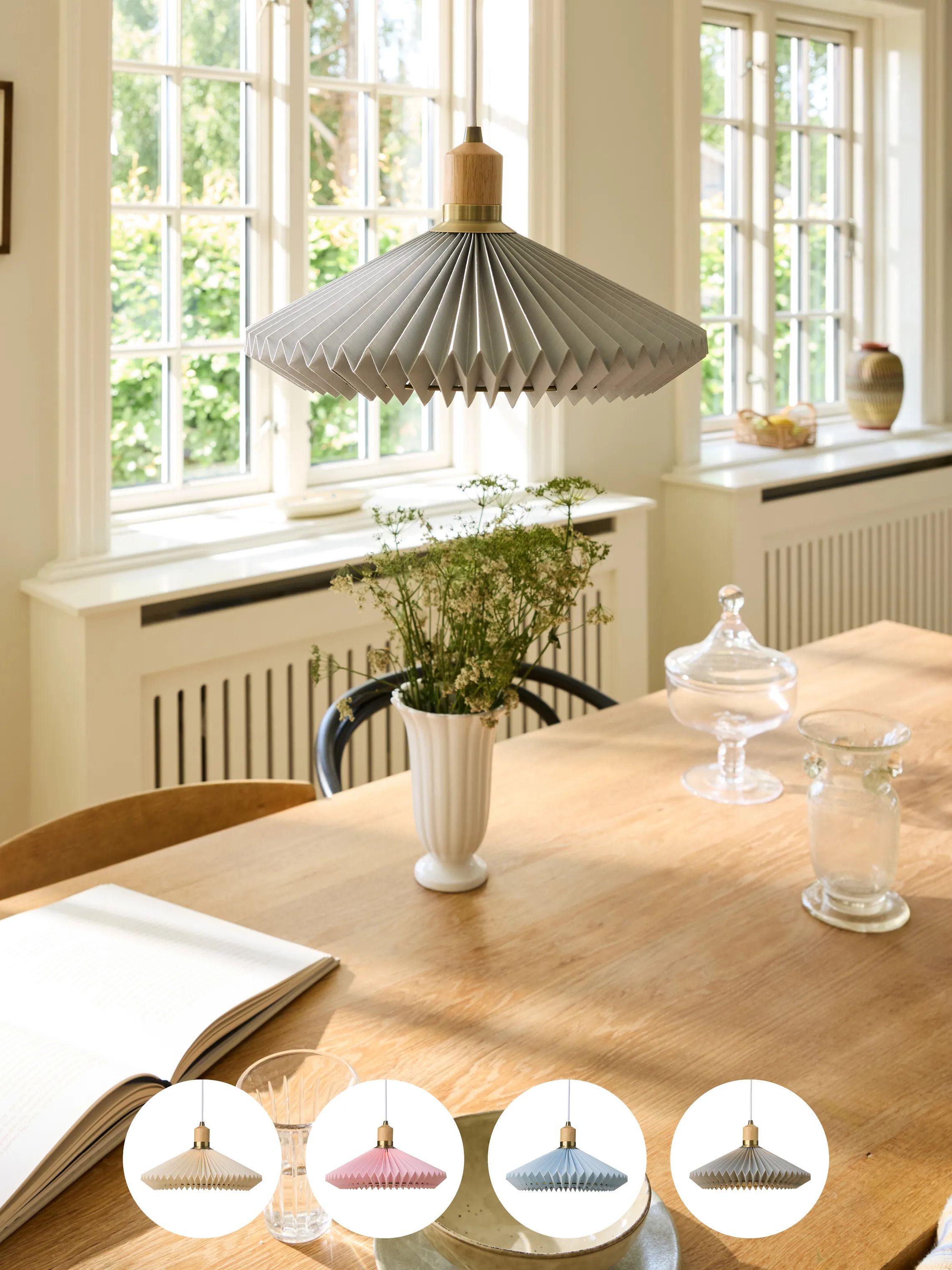 Halo Design Pendler Paris Pendel i Lyseblå, 40 cm, 2