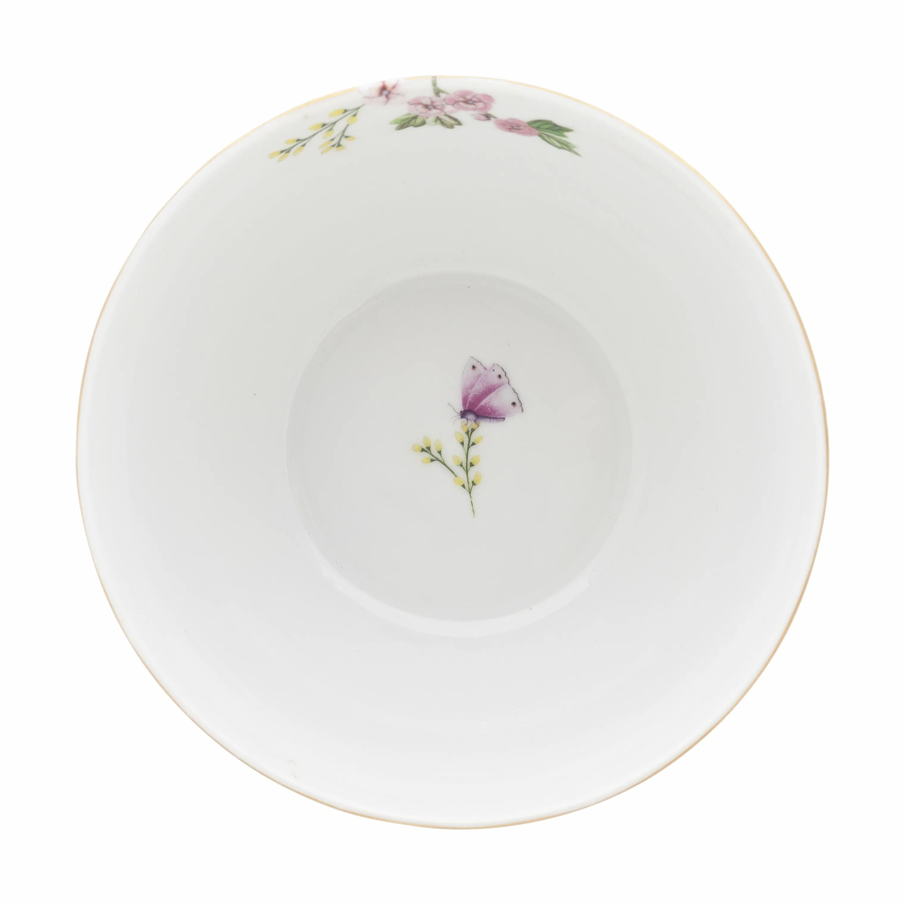 PIP Studio Serveringsskåle Blushing Bird Skål i Hvid, 15 cm, 3