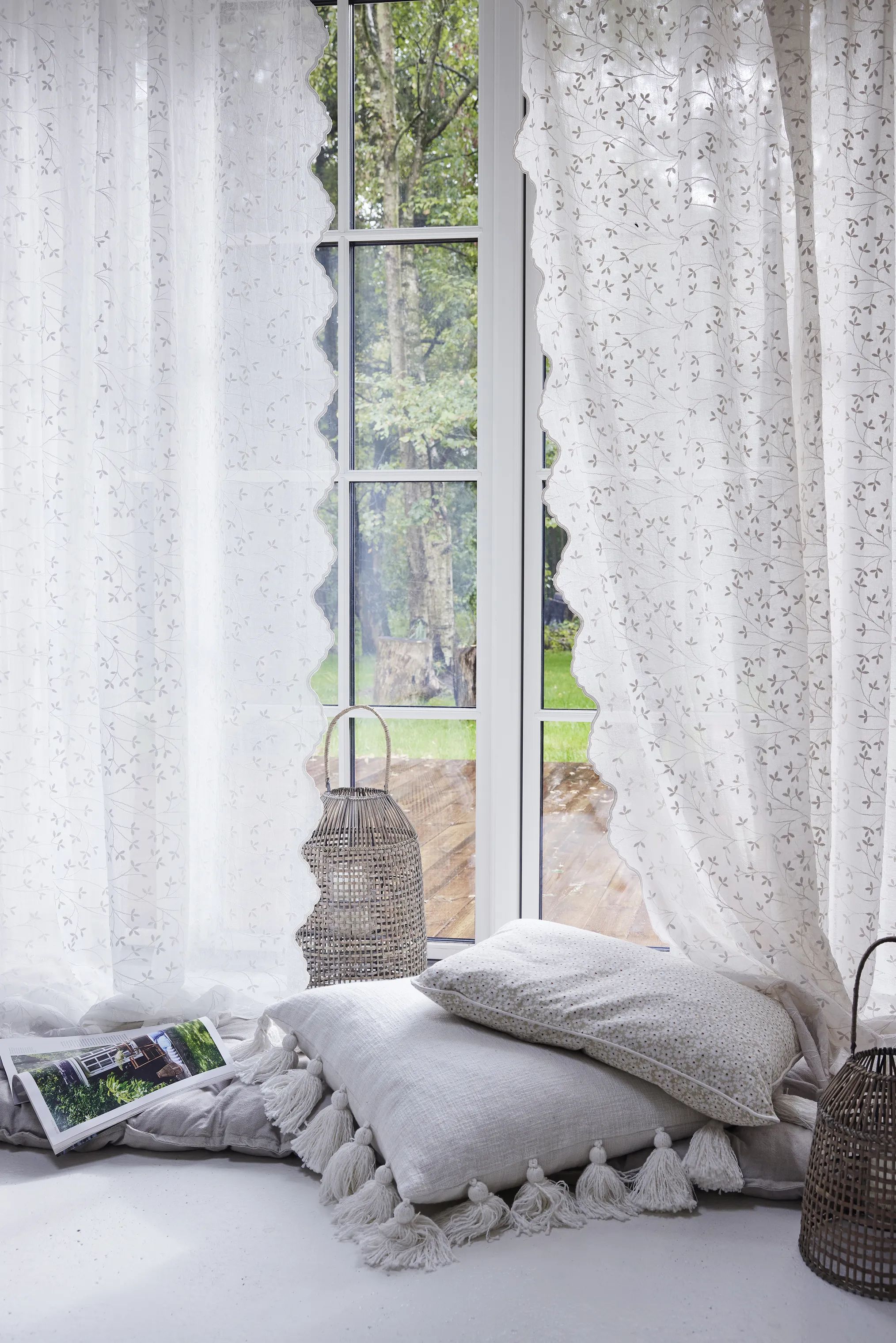 Lene Bjerre Gardiner og gardinstænger Eloise Gardin i Beige, 250 cm, 2