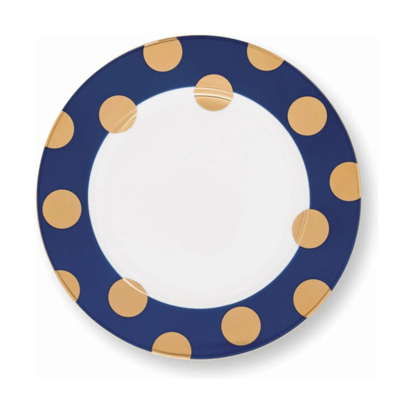 PIP Studio Middagstallerkener Dot Delight Tallerken - 2 stk. i Mørkeblå, 23 cm, 4