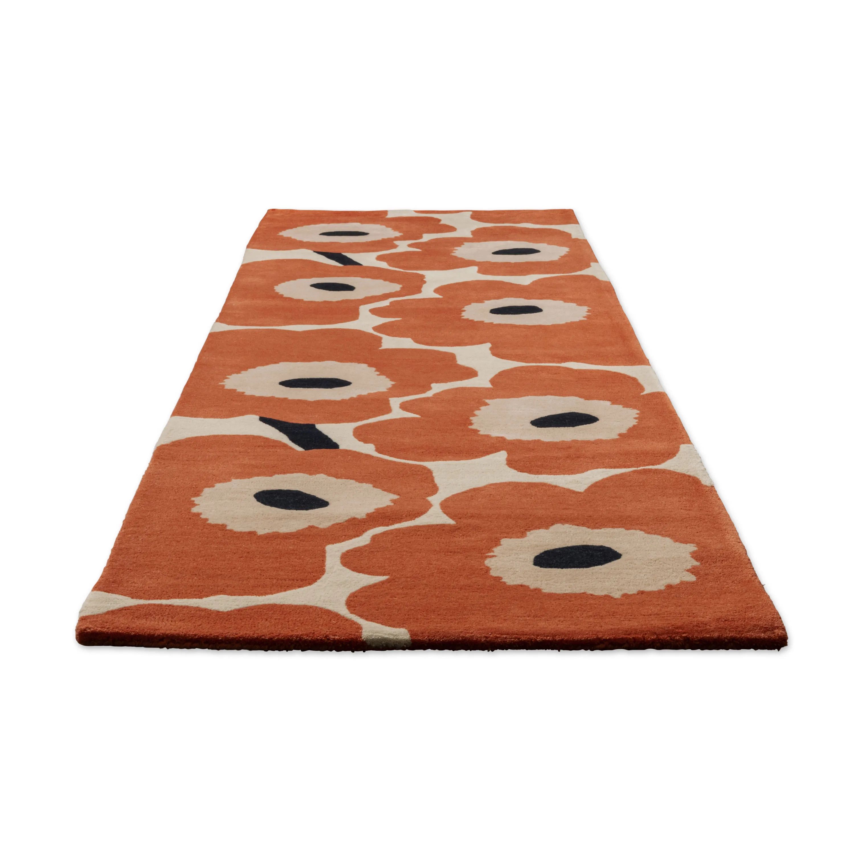 Marimekko by Brink & Campman Gulvtæpper Unikko Tæppeløber i Orange rød, B80 x L300 cm, 2