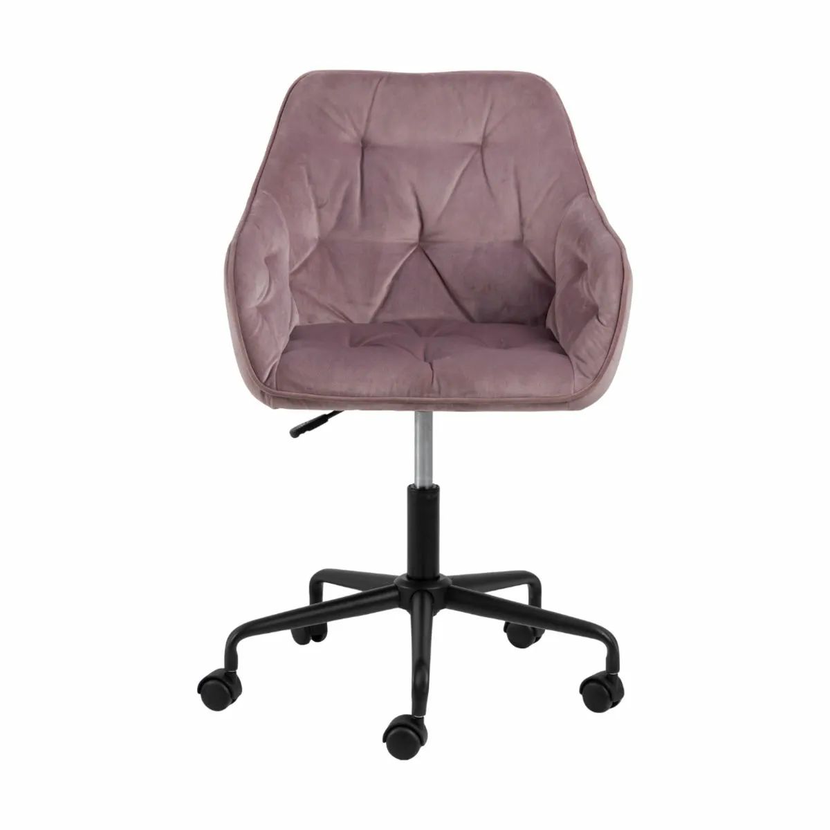 CASA Living Skrivebordsstole Brooke Skrivebordsstol i Dusty rose/sort, 1