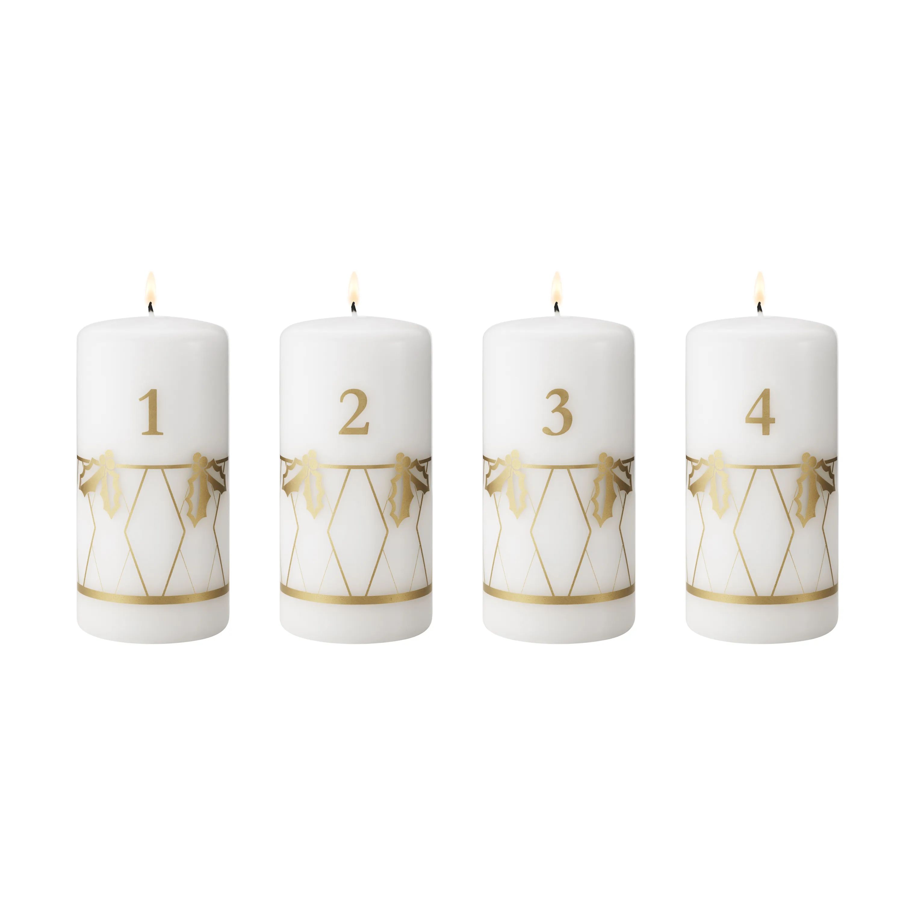 Georg Jensen adventslys Christmas Collectibles CC 2026 Adventslys - 4 stk. i Guld, 1