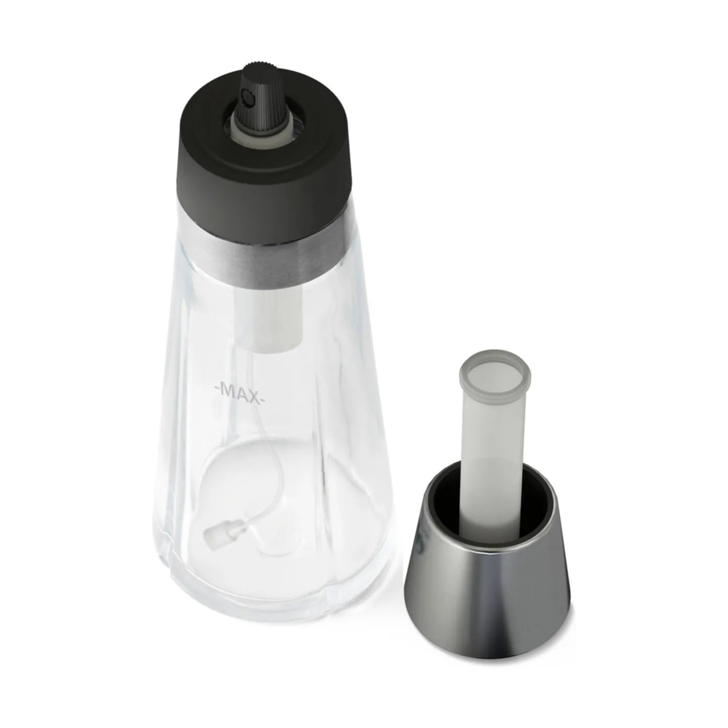 Rosendahl Olie- og eddikeflasker Grand Cru Olie Spray i Sort/Stål, 8