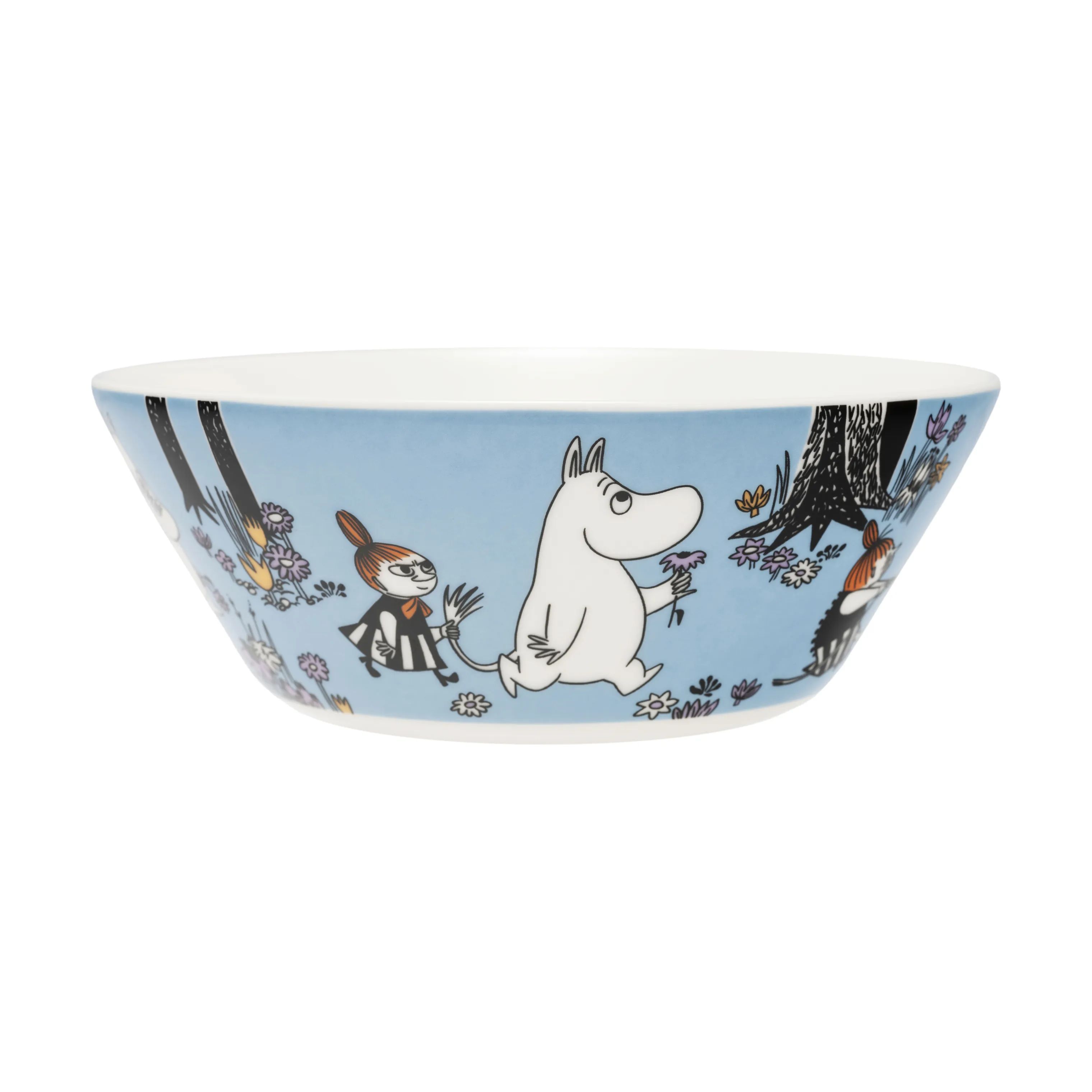 Moomin Arabia Serveringsskåle Kærester Venner for evigt Skål i Venner for evigt, 1
