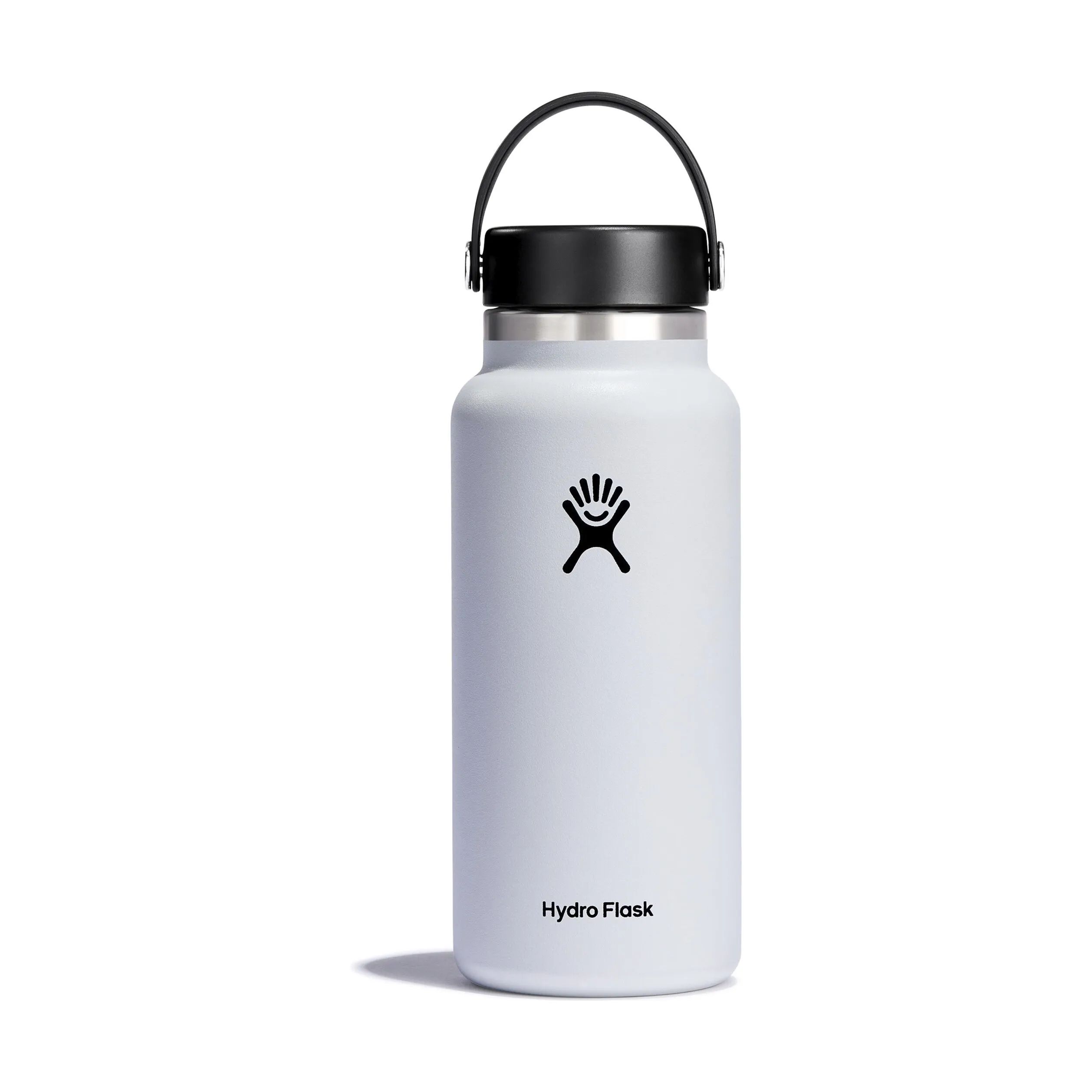 Hydro Flask To go kopper Wide Mouth Flex Termodrikkedunk i Hvid/stål/sort, 1