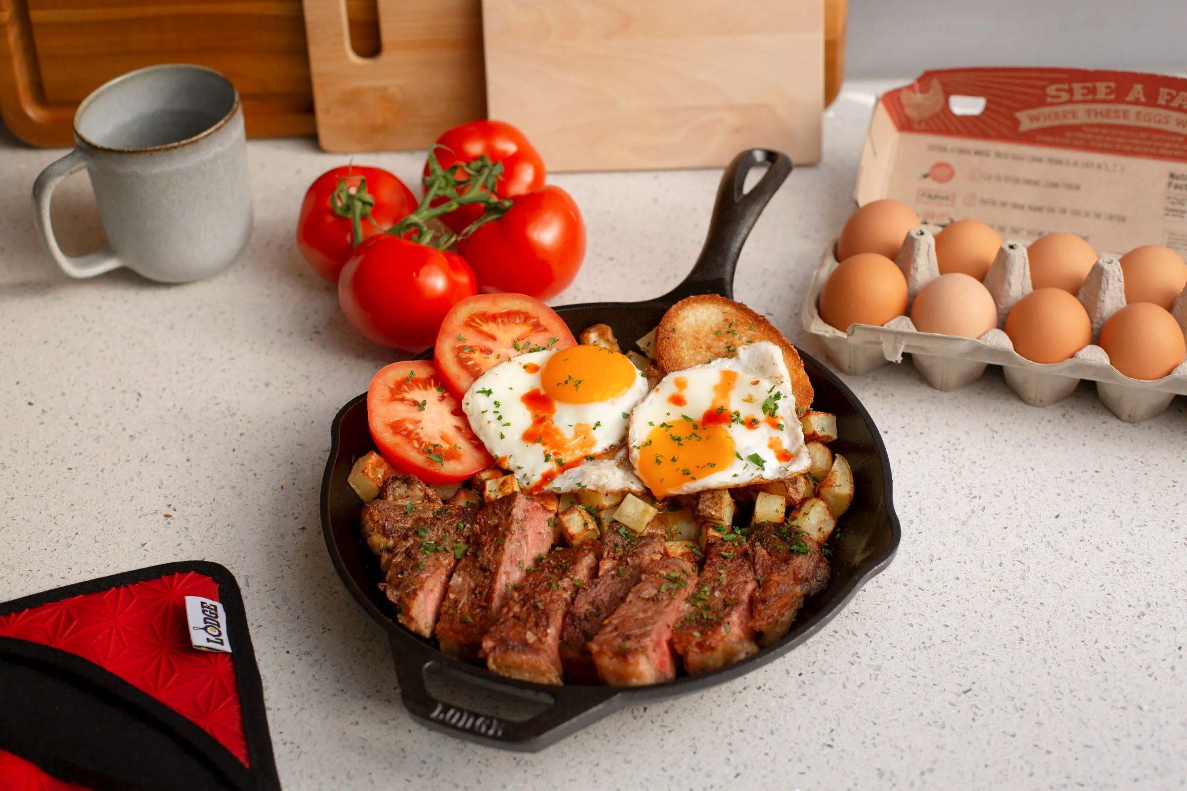 Lodge Cast Iron Stegepander Chefs Chef Collection Stegepande i 26 cm, 2