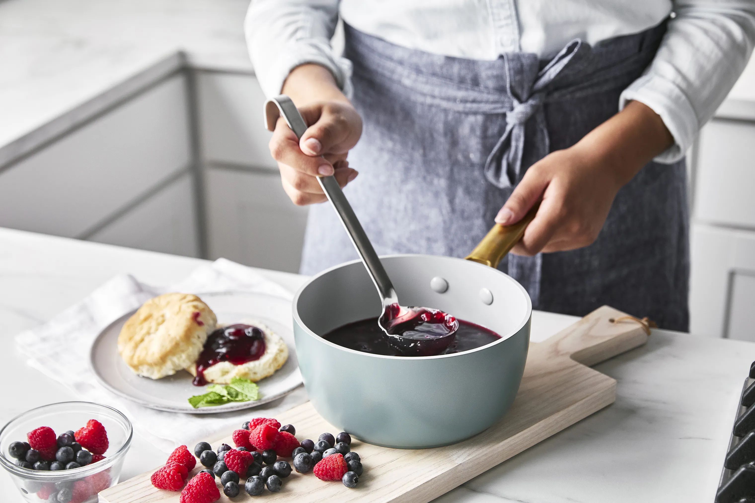 Greenpan Kasseroller Padova Kasserolle i Skye Blue, 2